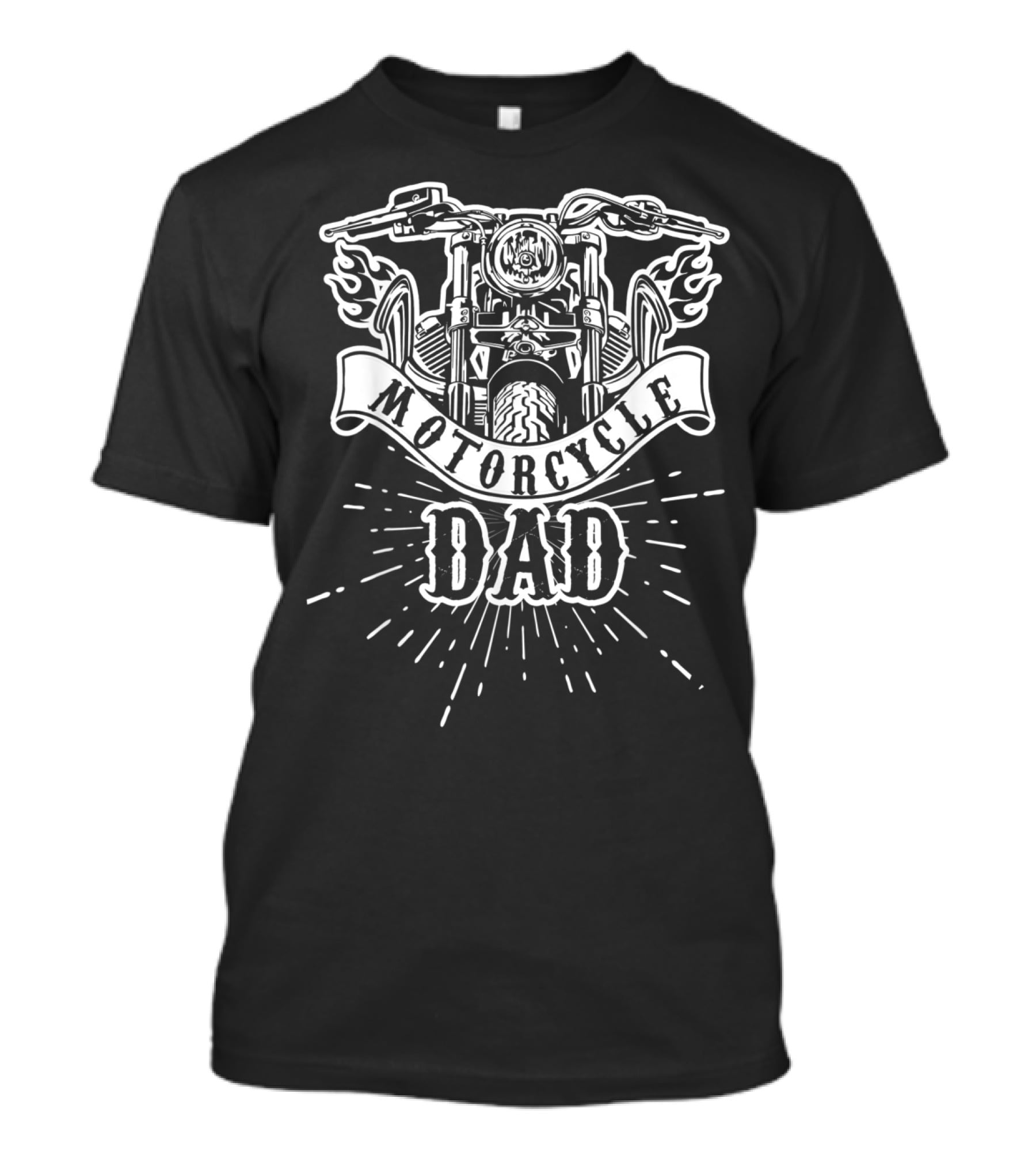 Motorcycle Dad Biker Mens Motorcycle T-Shirt
