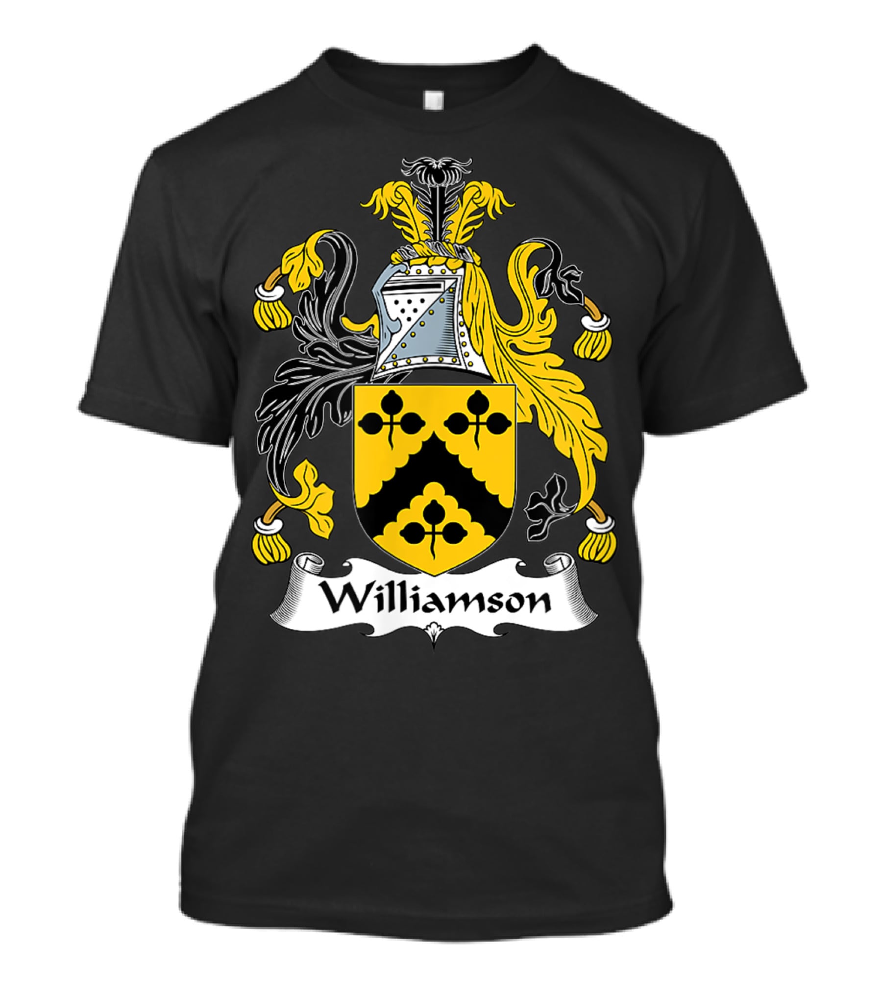 Williamson Family Crest Coat Of Arms Emblem T-Shirt