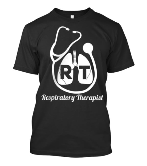 Respiratory Therapist RT Stethoscope Lung Care Week Pocket T-Shirt