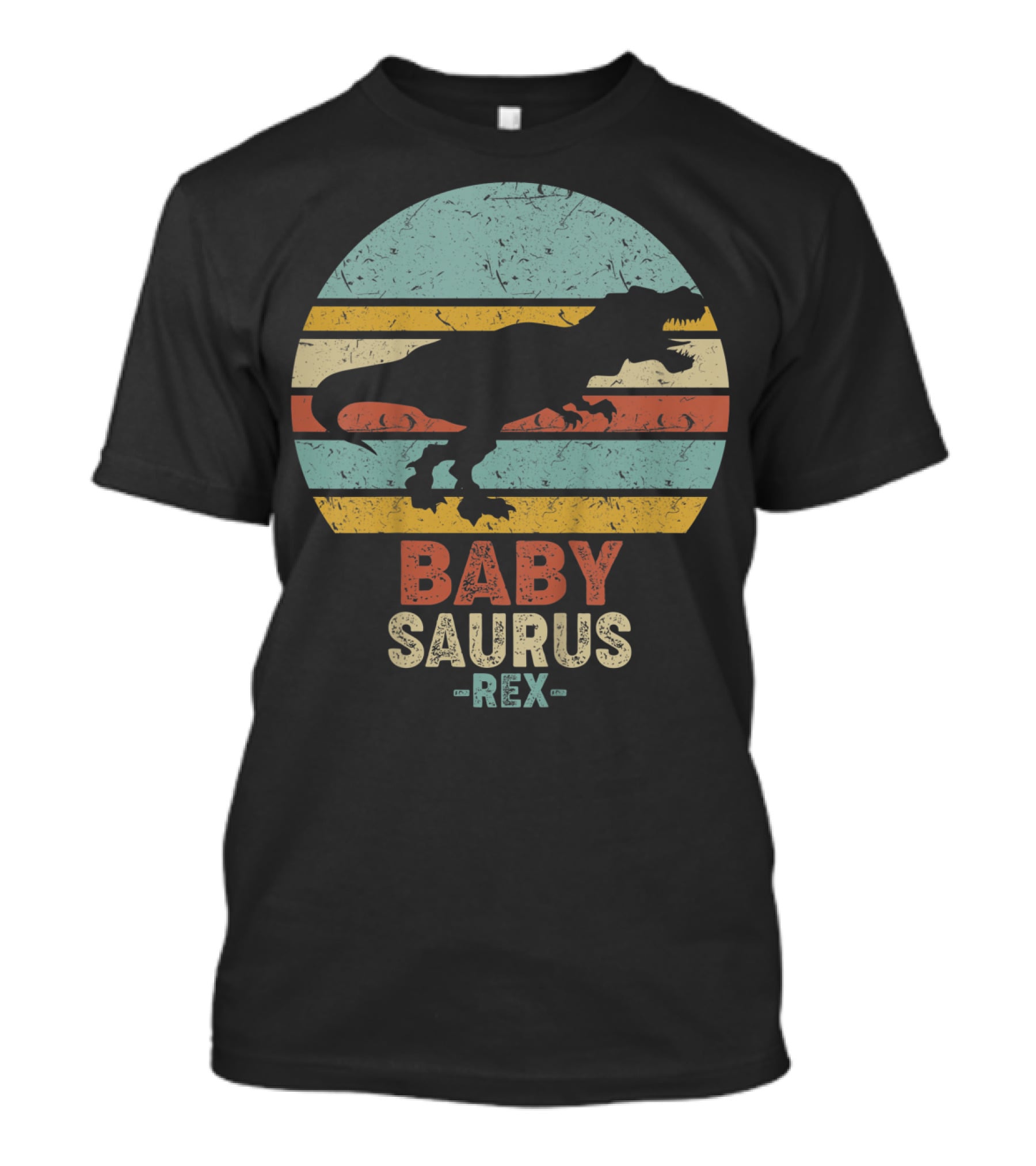 Baby Saurus Rex Vintage Dinosaur Kids T-Shirt