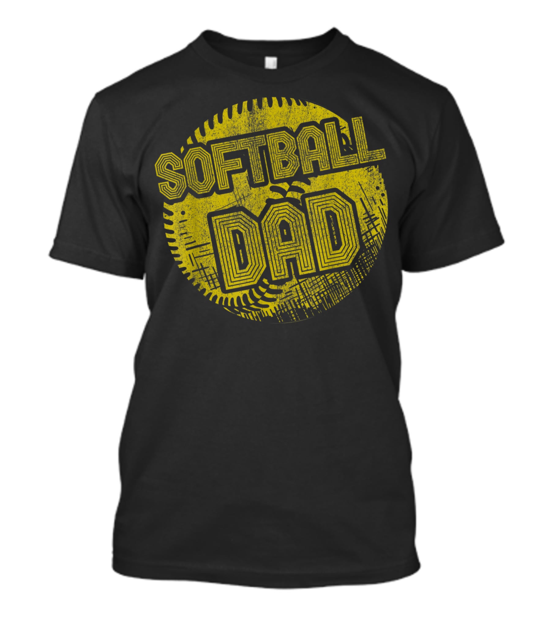 Softball Dad Mens Softball Coach Player Father Daddy T-Shirt