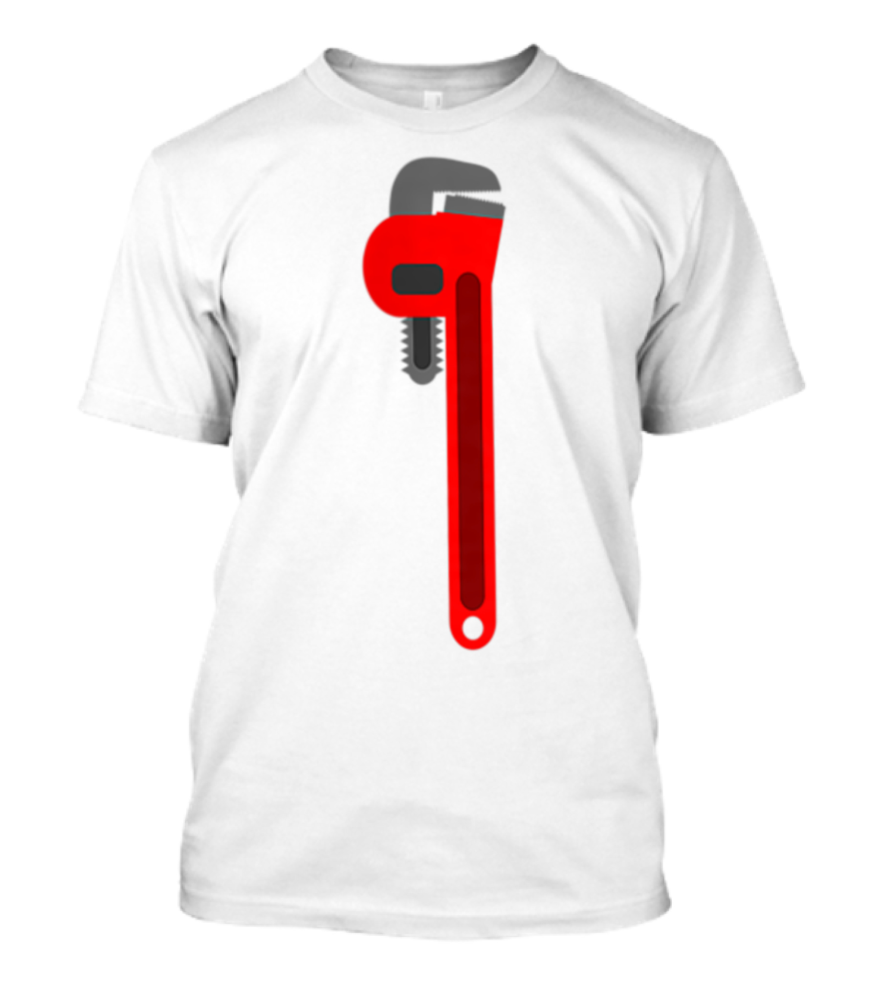Plumber Tool Pipefitter Pipe Wrench Red T-Shirt