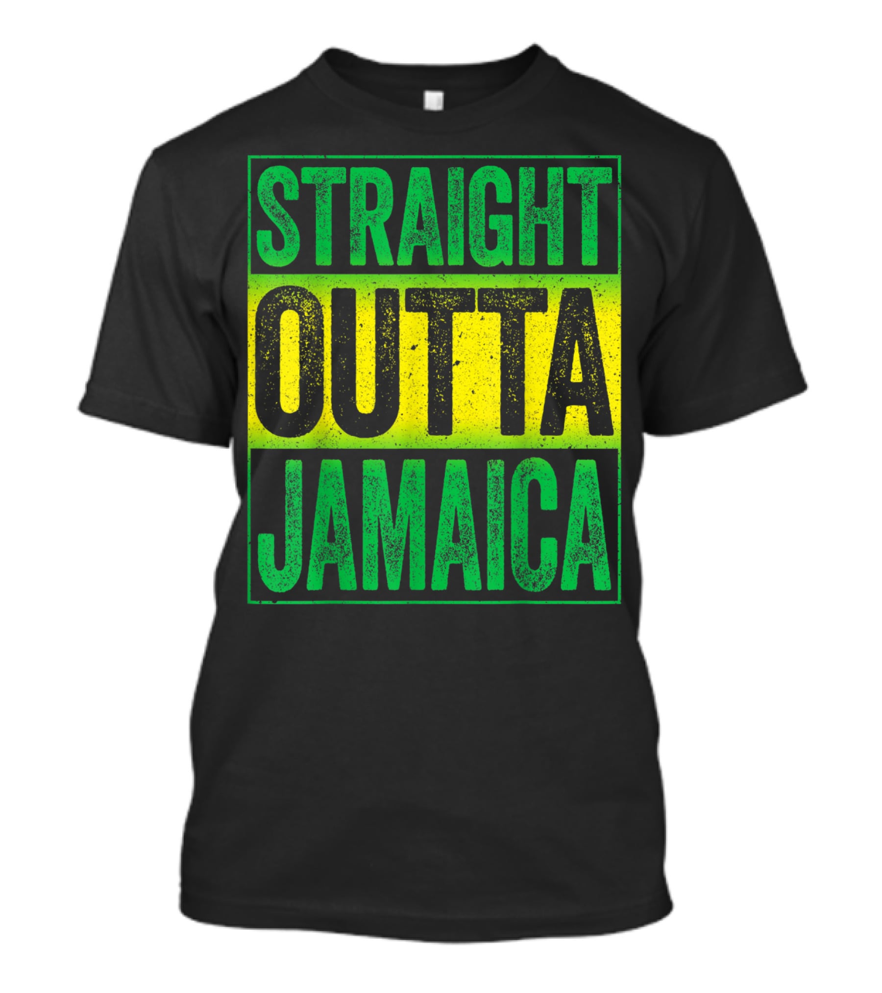 Straight Outta Jamaica Caribbean Party Vibes T-Shirt