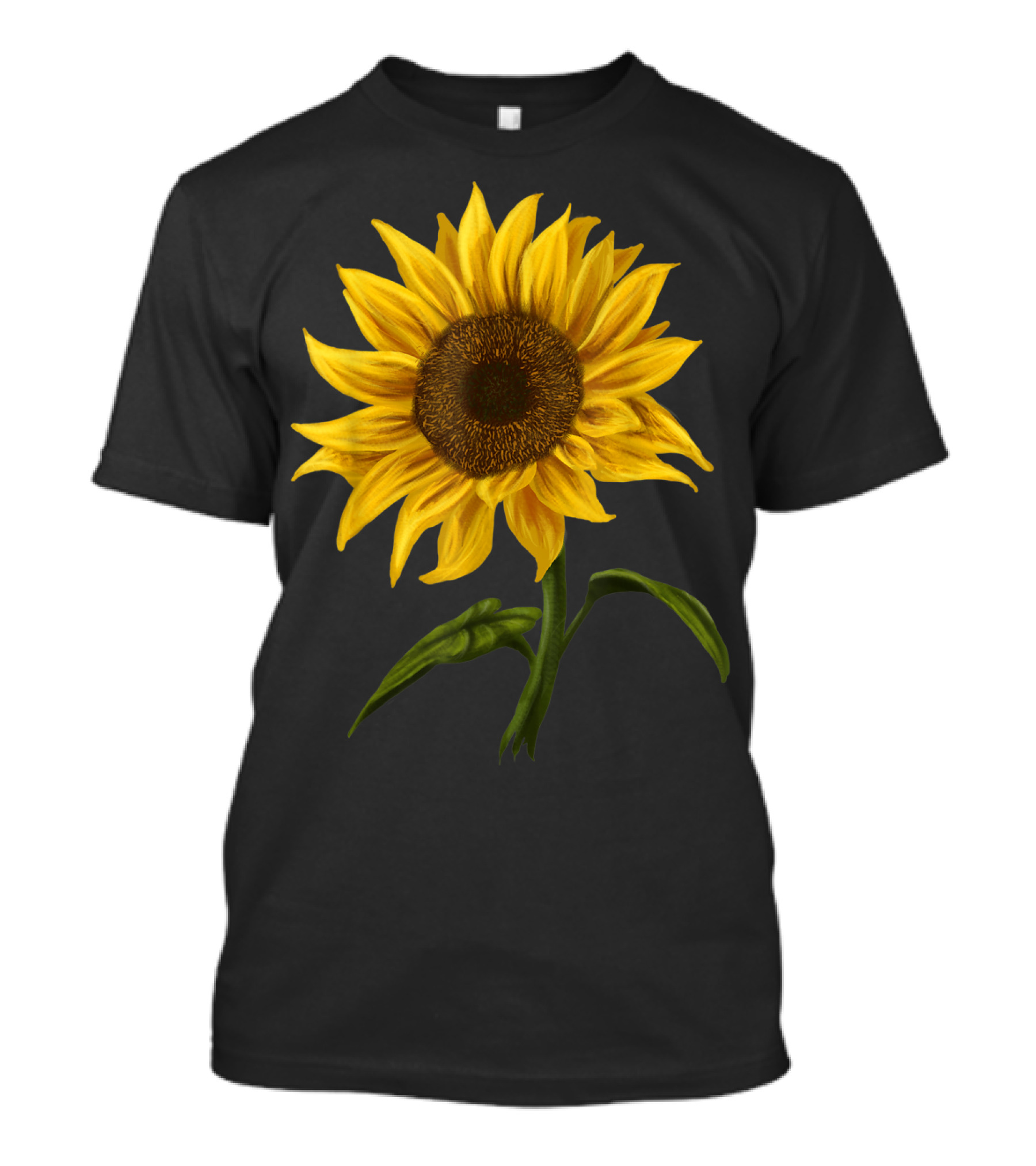 Sunflower Sunshine Watercolor Floral T-Shirt
