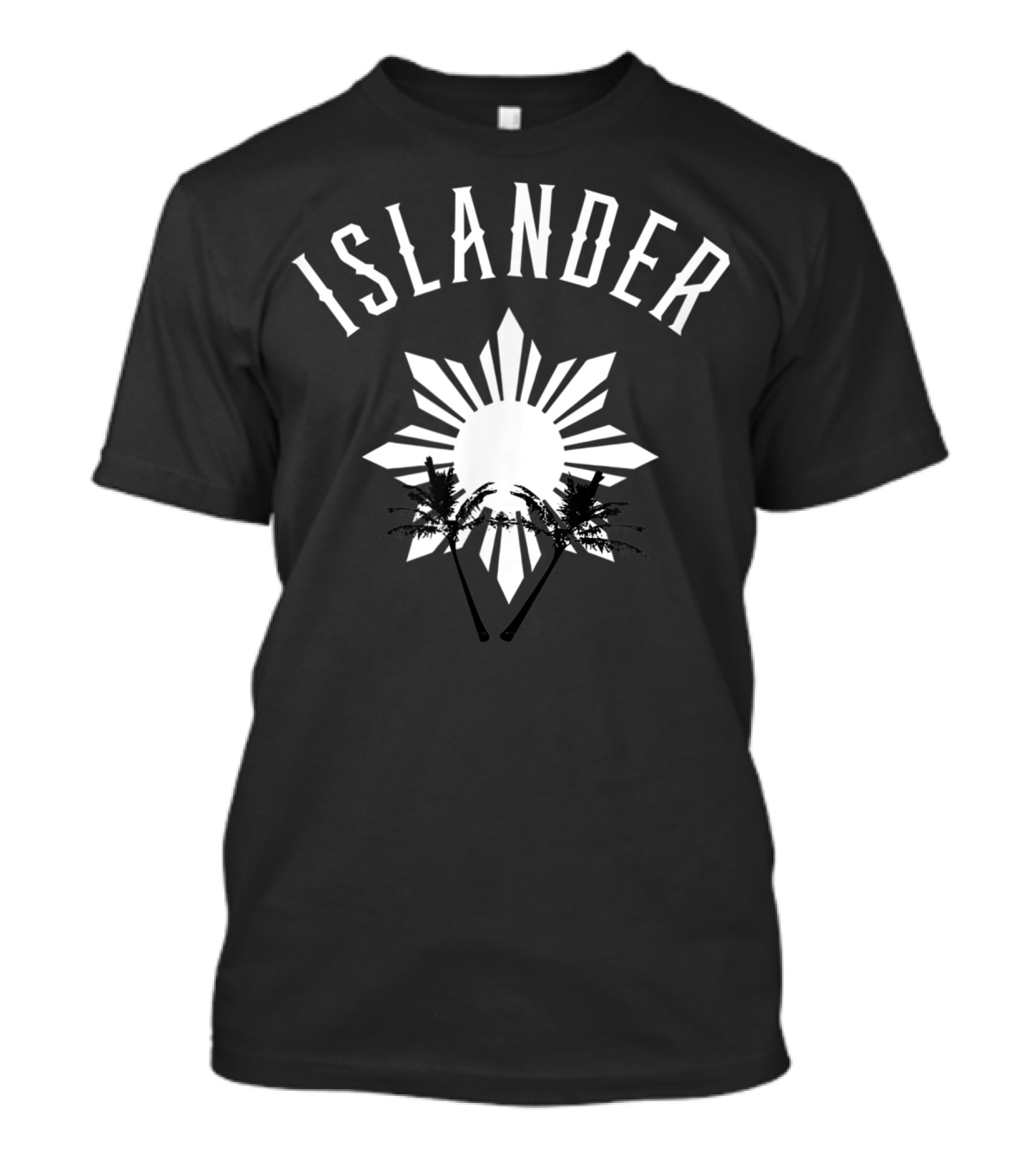 Islander Filipino Heritage Hawaiian Polynesian Starburst Palms T-Shirt