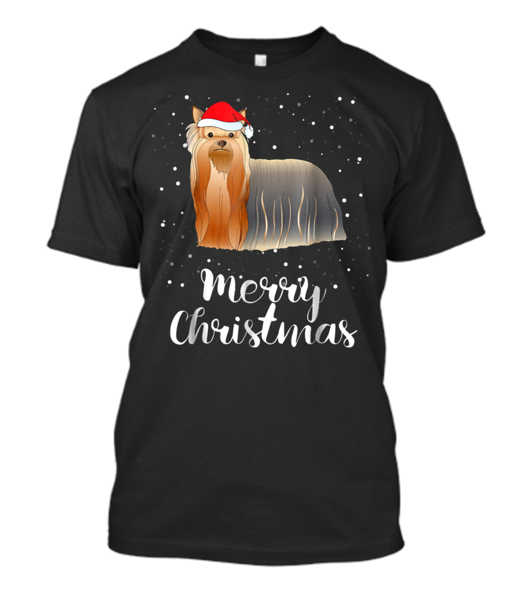 Merry Christmas Shih Tzu Family Group Matching T-Shirt