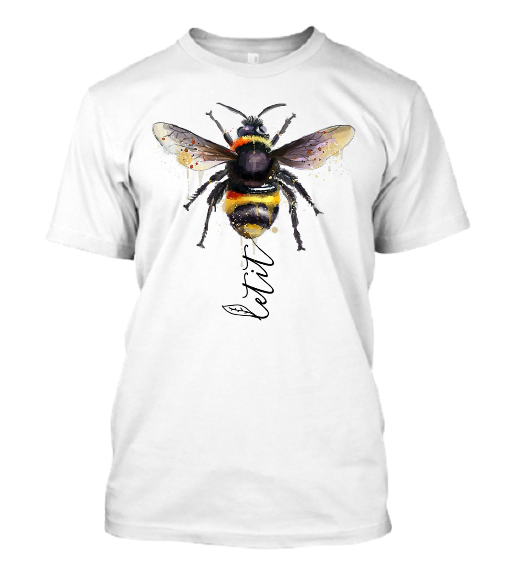 Let It Bee Watercolor Let It Bee T-Shirt