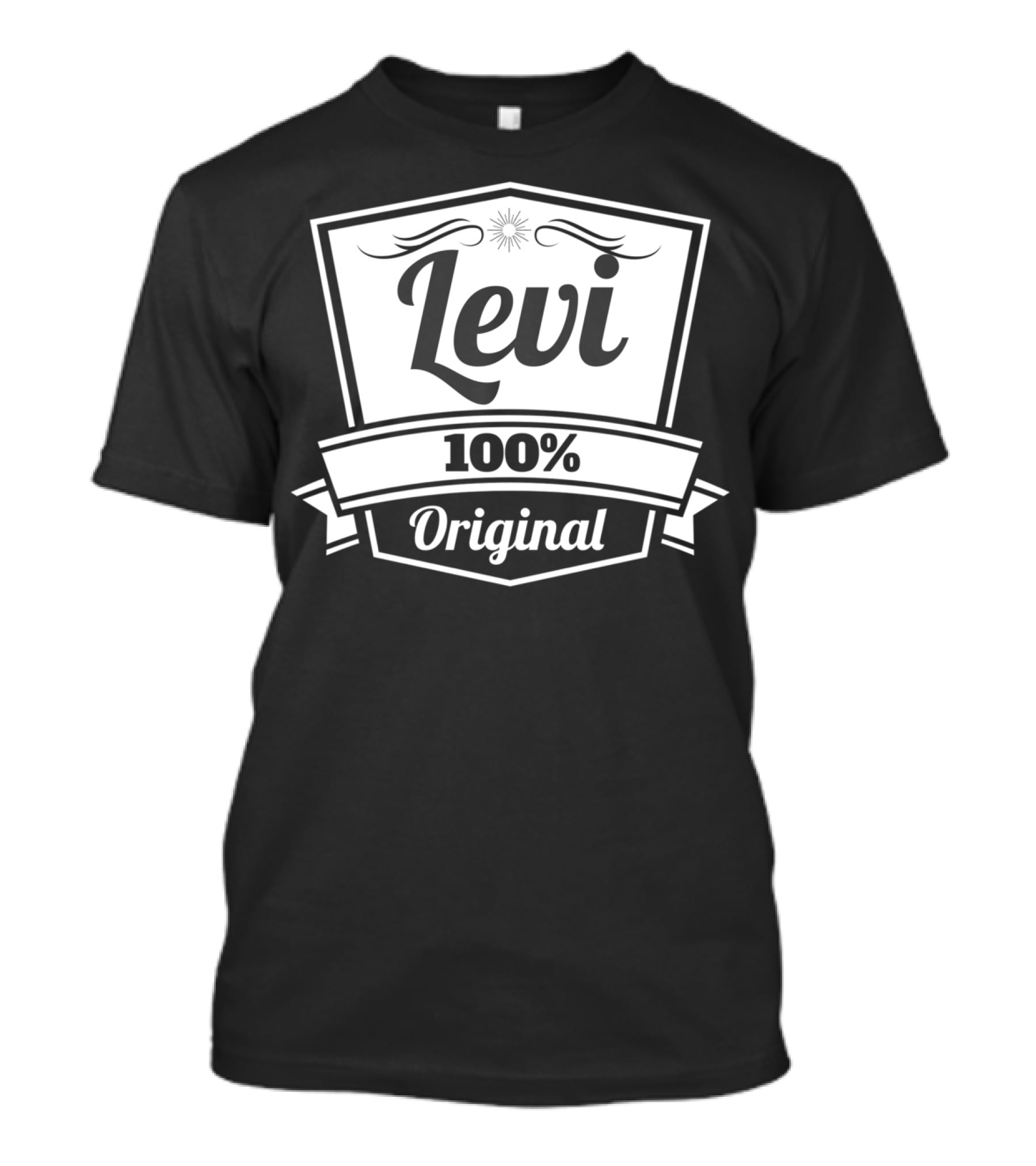 Levi 100 Percent Original Personalized Name Birthday T-Shirt