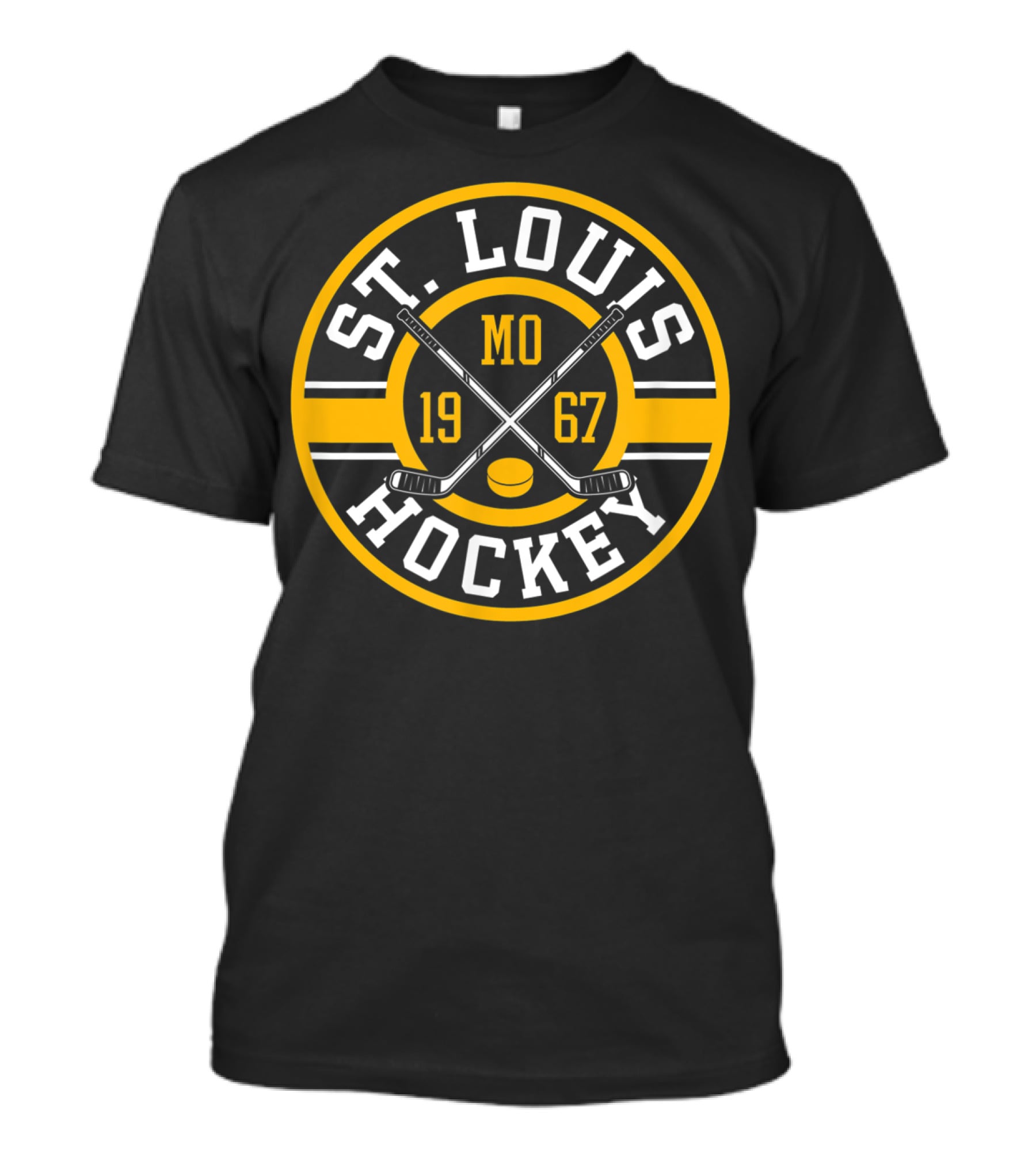 St Louis Hockey MO 1967 Vintage Ice Hockey Sticks T-Shirt