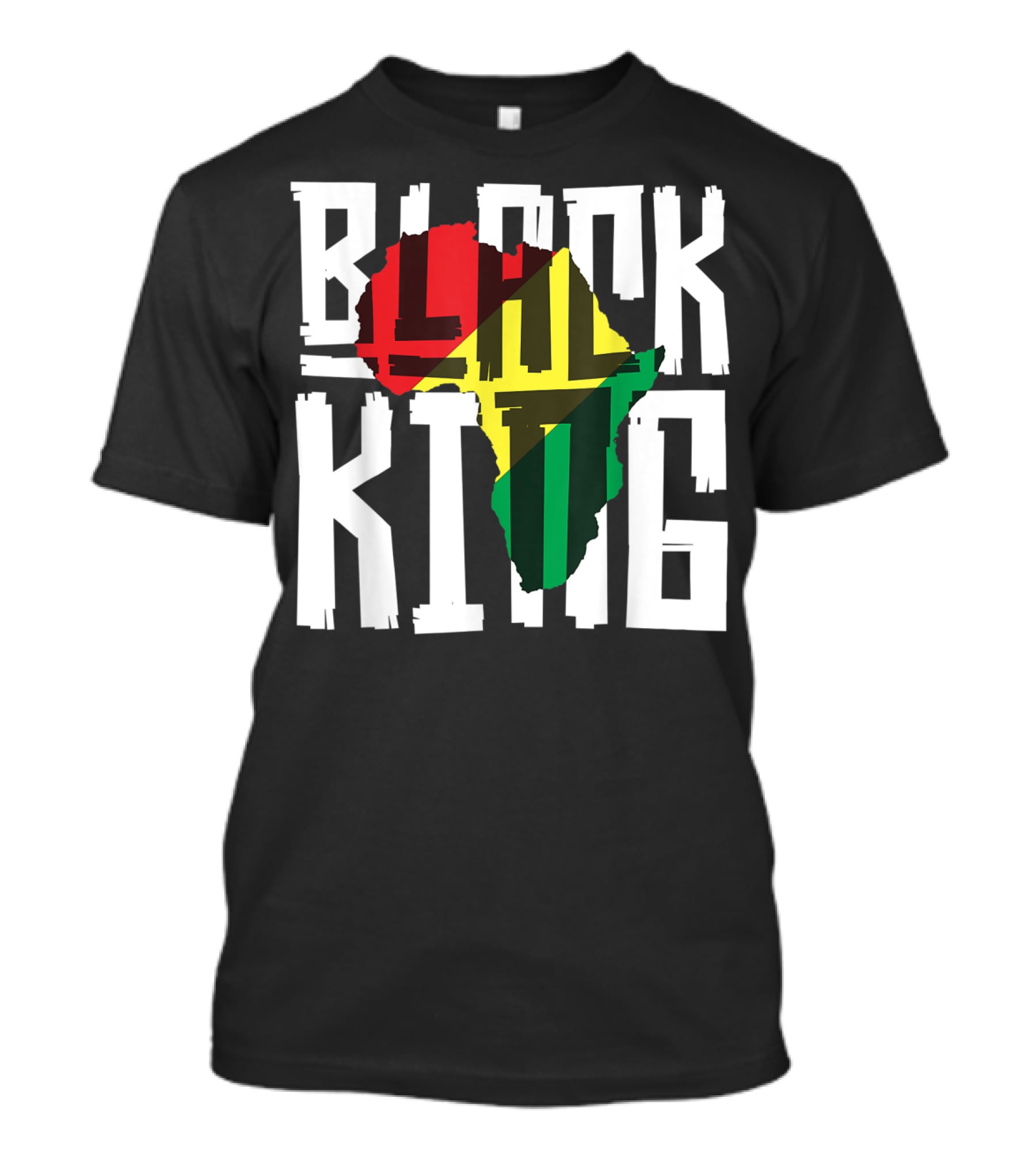 Black King Africa Tribal Men History Month T-Shirt