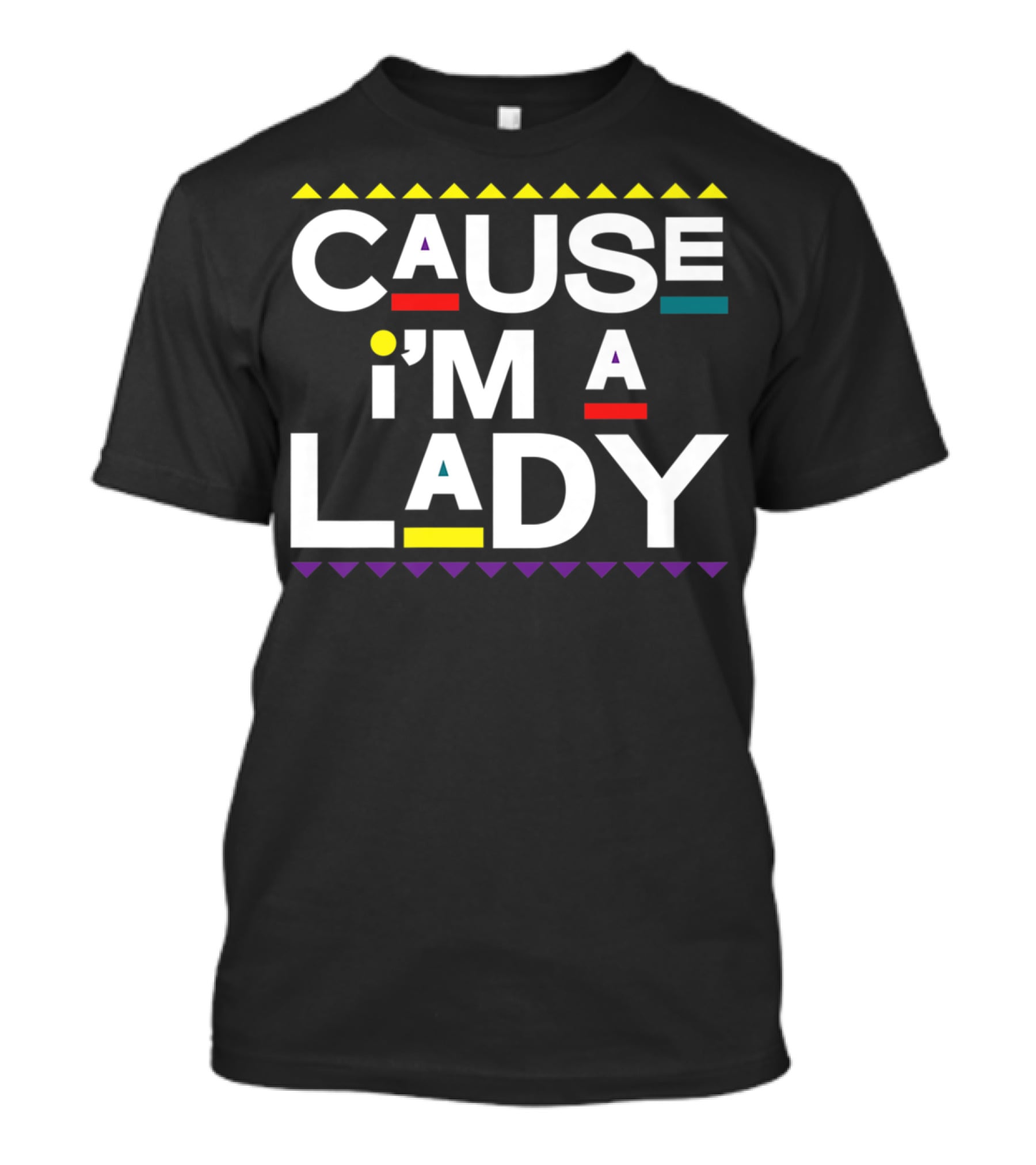 Cause I'm A Lady Damn Gina 90s TV Show T-Shirt