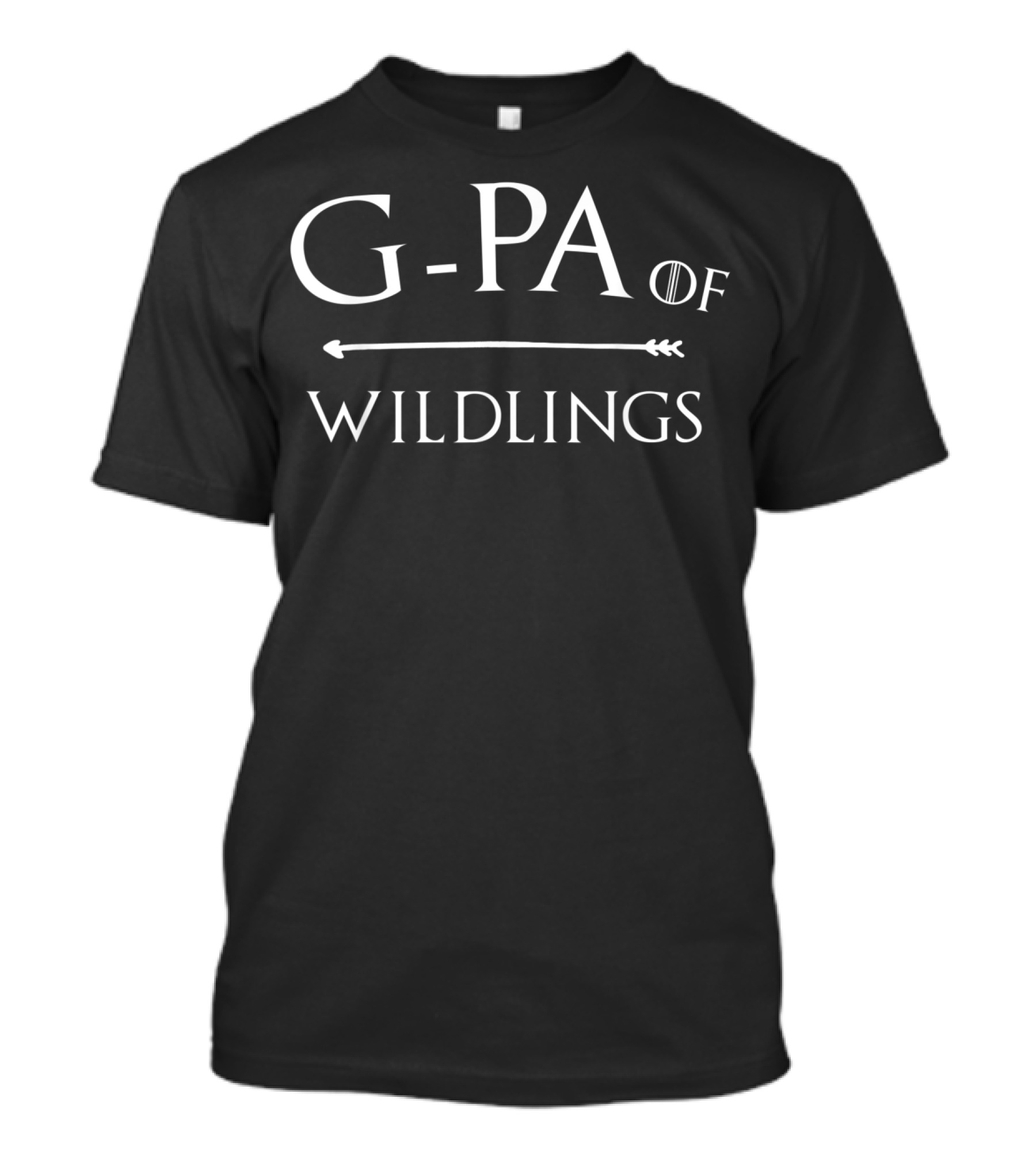 G PA Of Wildlings Novelty Text With Arrow And Fantasy T-Shirt