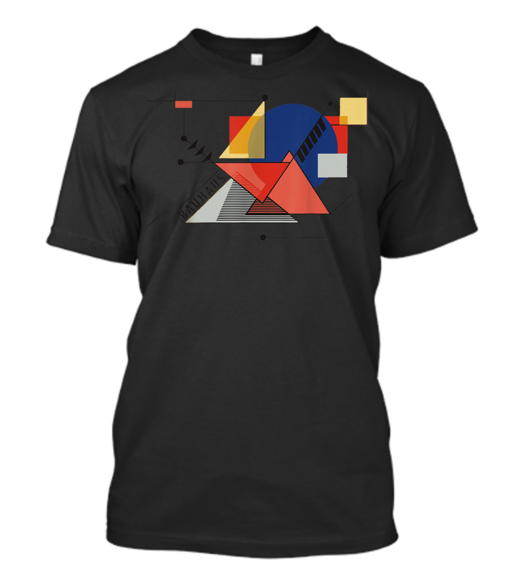 Bauhaus Movement Geometric Abstract 1919 Reproduction T-Shirt