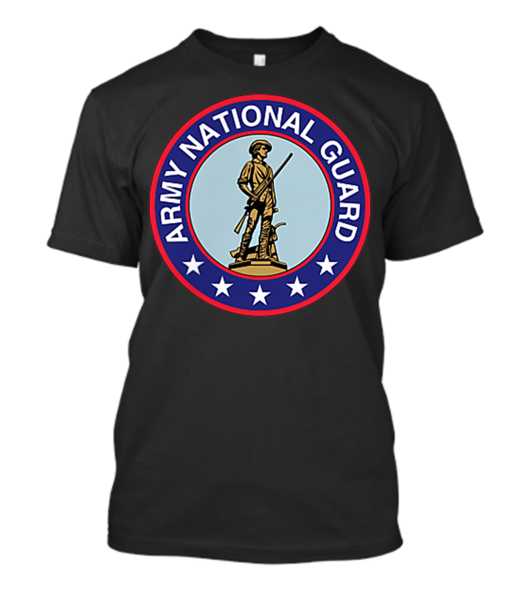 Army National Guard Veteran Morale Emblem T-Shirt