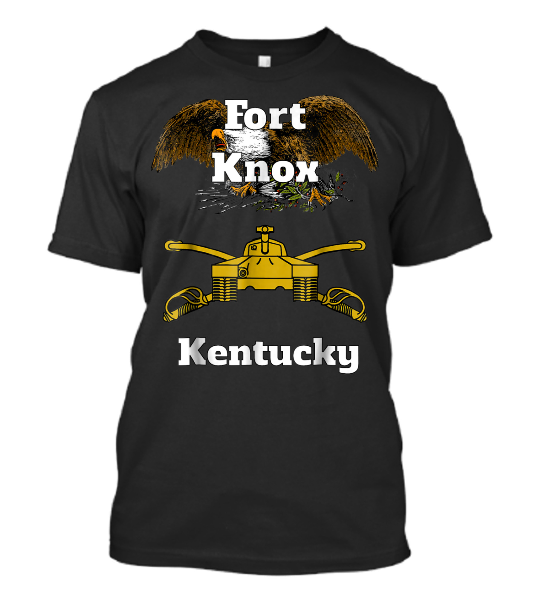 Fort Knox Kentucky Eagle And Tank Military T-Shirt