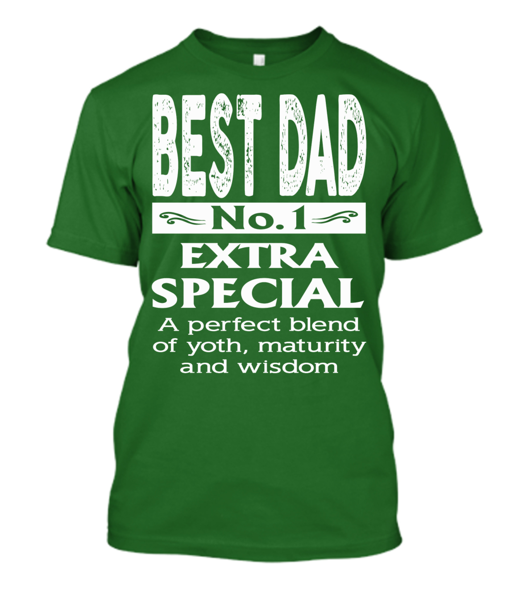BEST DAD No. 1 EXTRA SPECIAL A Perfect Blend Of Youth Maturity And Wisdom T-Shirt