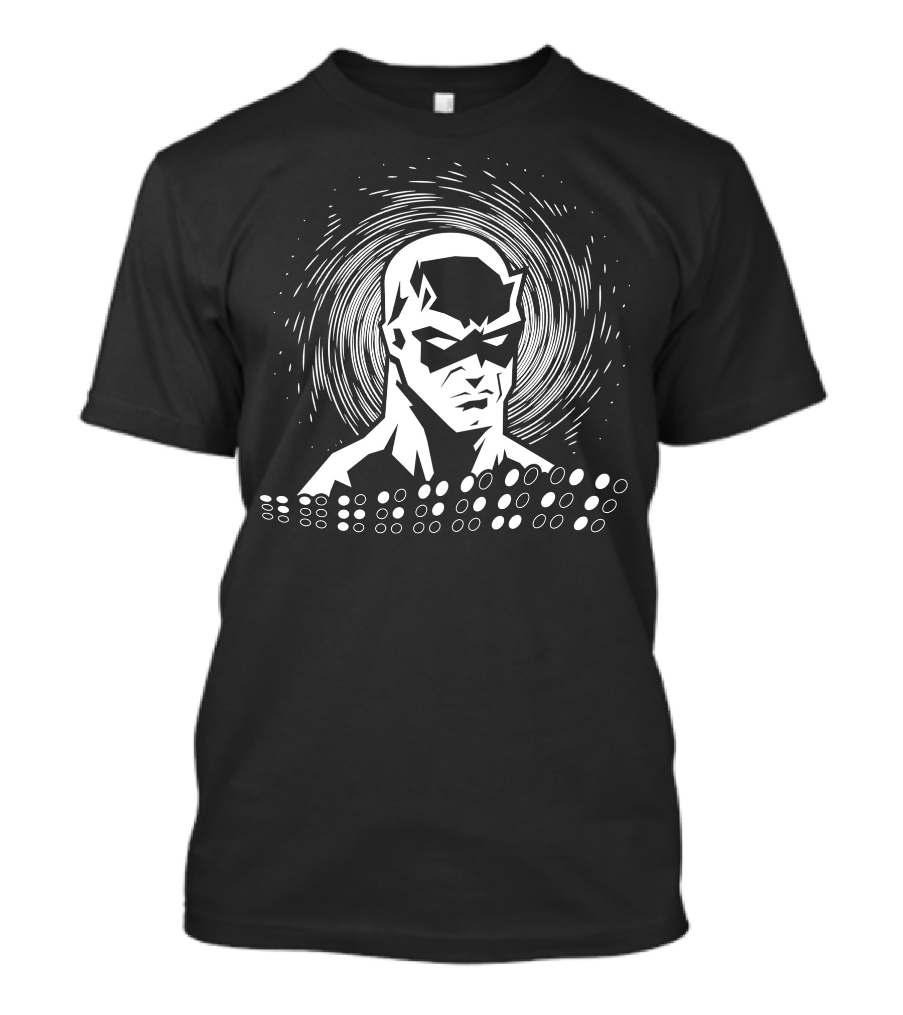 Braille Daredevil Blind Superhero Braille Text T-Shirt