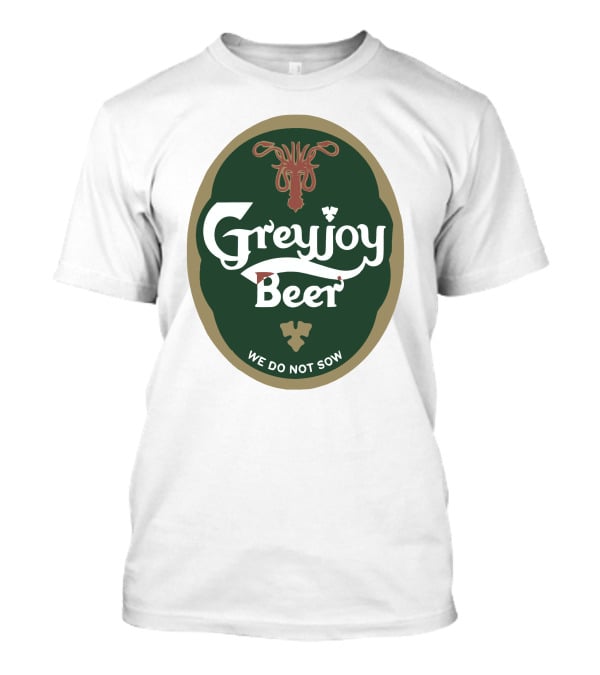 Greyjoy Beer We Do Not Sow Kraken Emblem T-Shirt