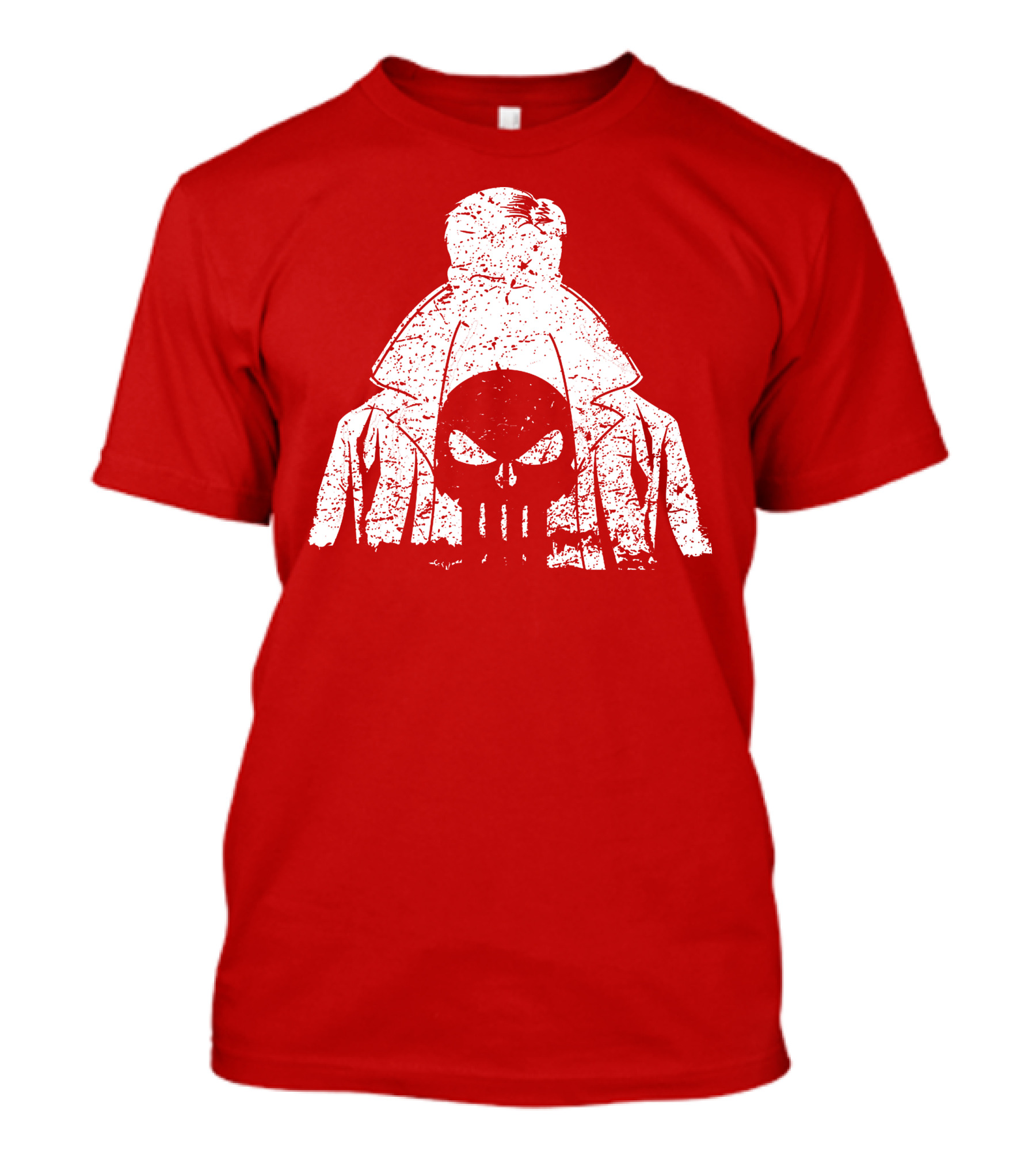 Punisher Shadow Of Vengeance Trench Coat Skull T-Shirt