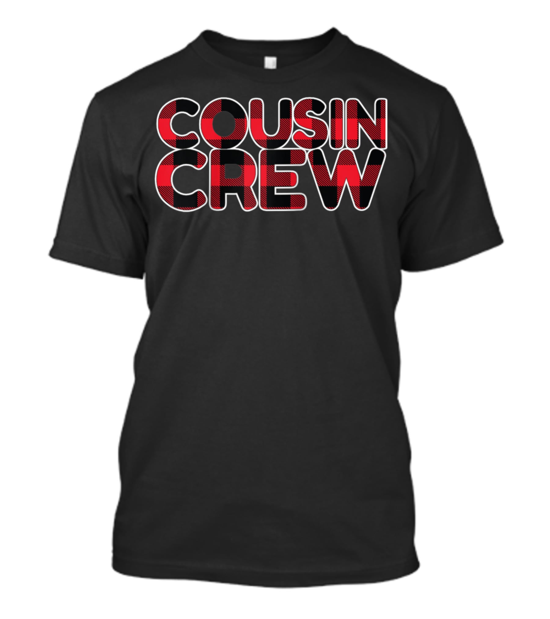 Cousin Crew Red Buffalo Plaid T-Shirt
