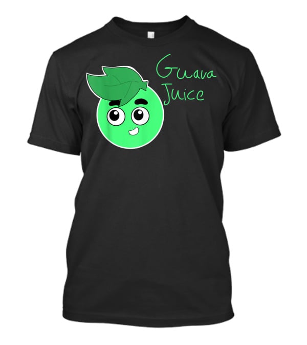Guava Juice Green Cute Cartoon Face Youth T-Shirt