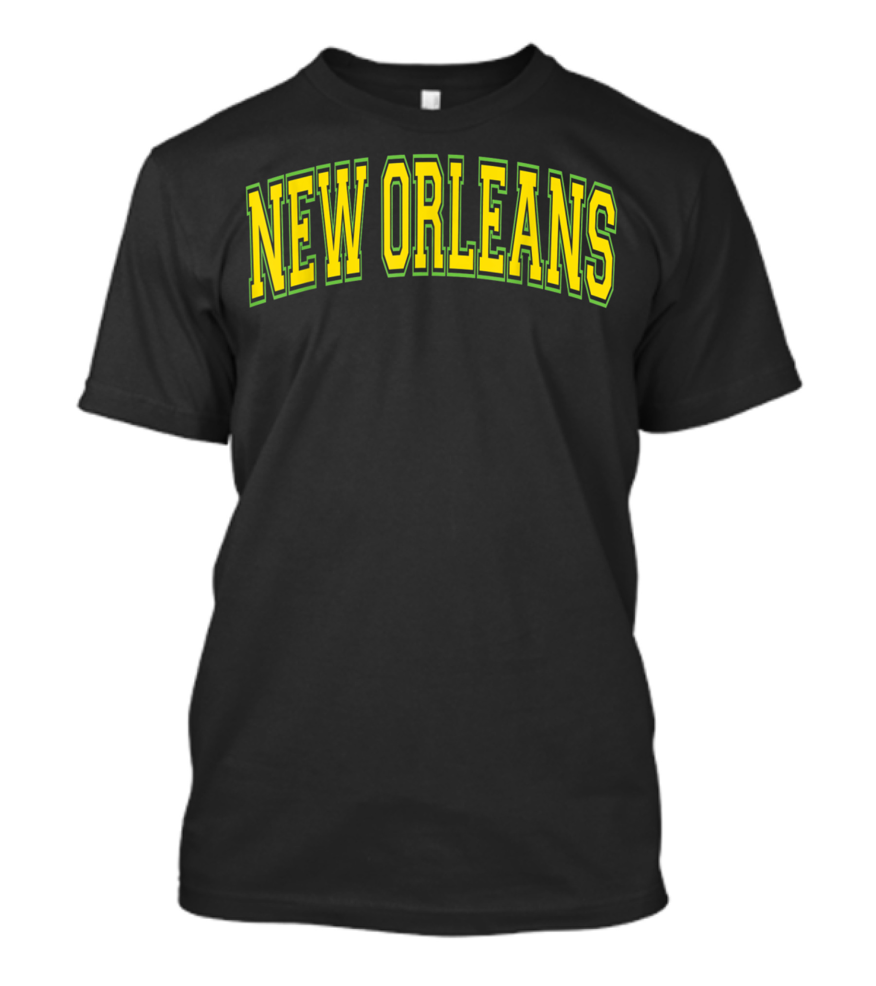 New Orleans Varsity Arch Mardi Gras Colors T-Shirt