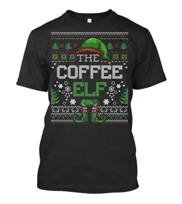 The Coffee Elf Christmas T-Shirt