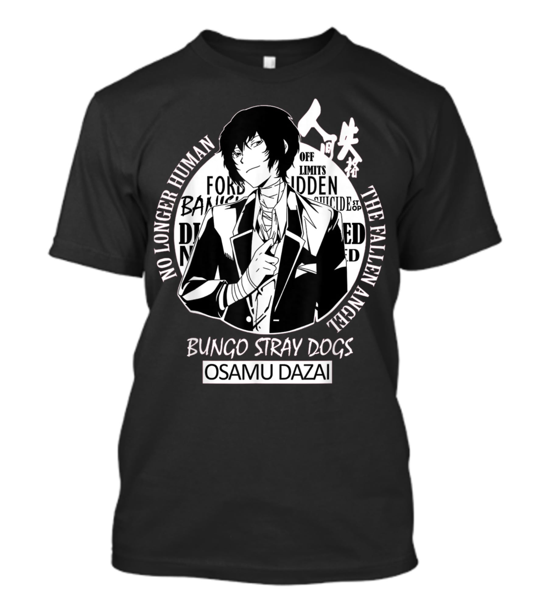 Bungo Stray Dogs Osamu Dazai No Longer Human The Fallen Angel T-Shirt