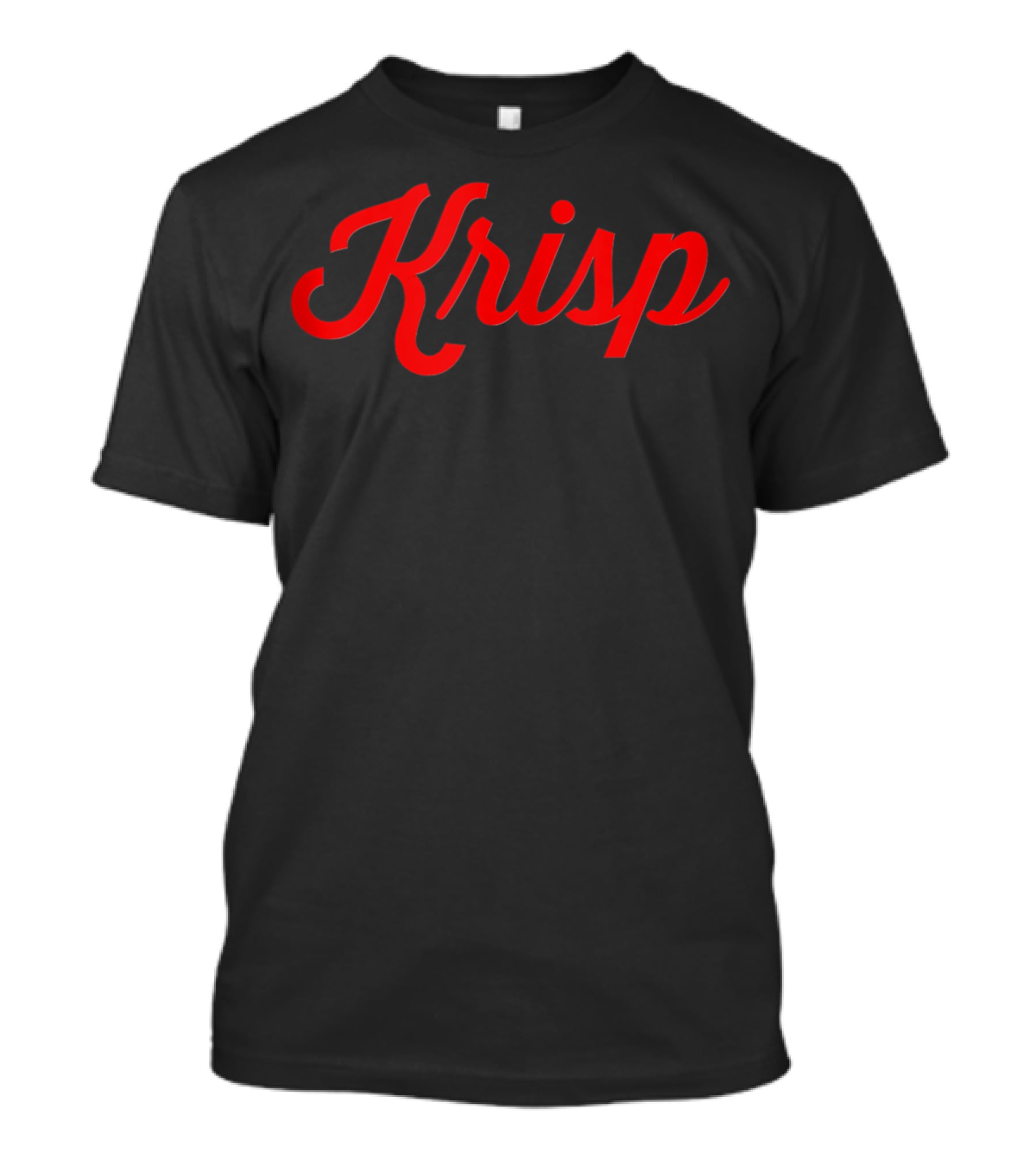 Krisp Red Typography Er Red T-Shirt