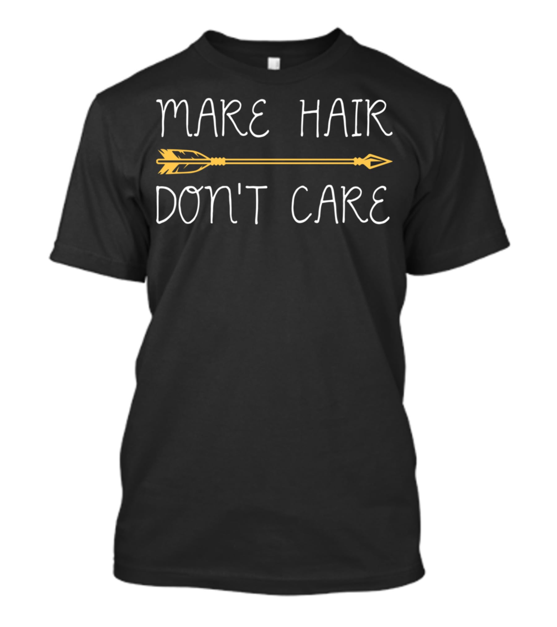 Mare Hair Don't Care Arrow Horse Kids Owner T-Shirt