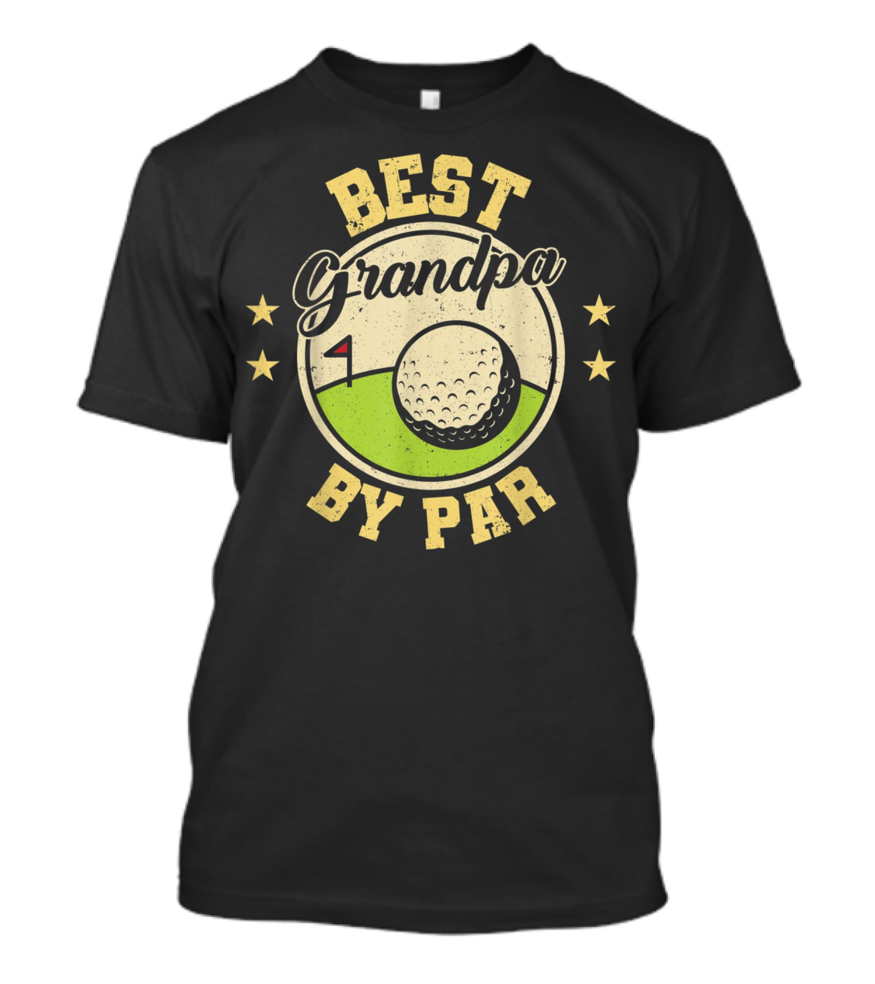 Best Grandpa By Par Funny Father's Day Golf Lovers T-Shirt