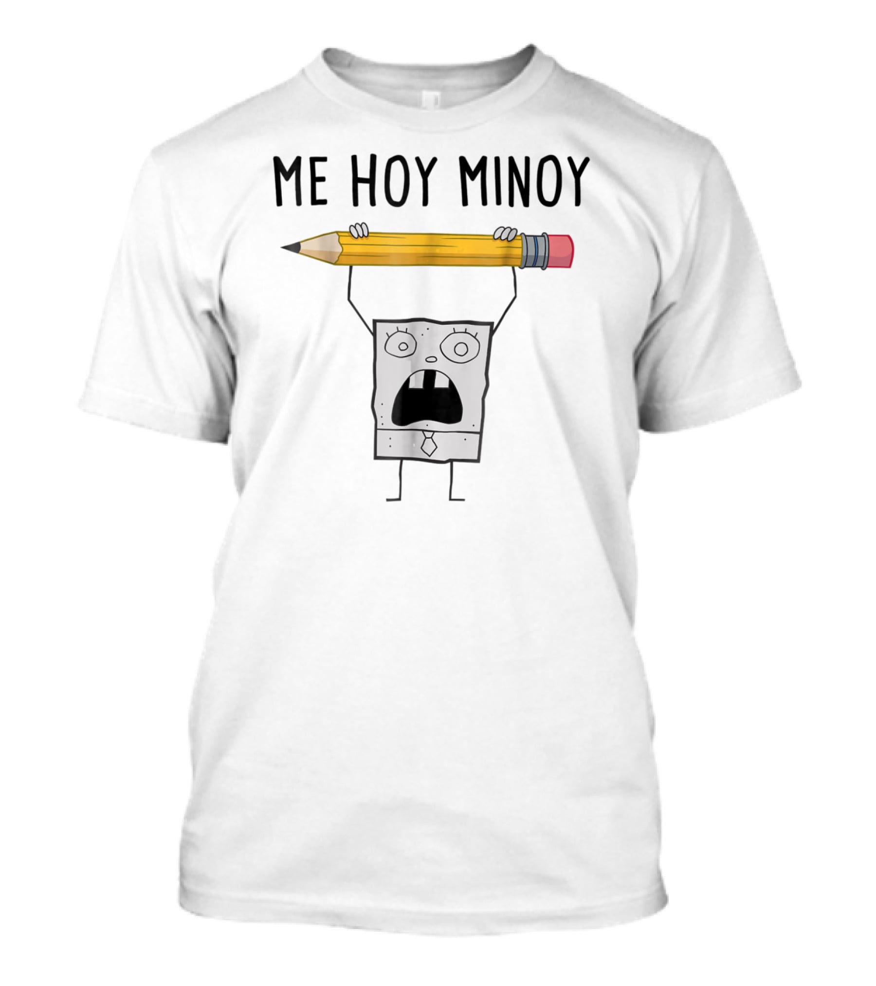 SpongeBob SquarePants DoodleBob Me Hoy Minoy Pencil Drawing T-Shirt