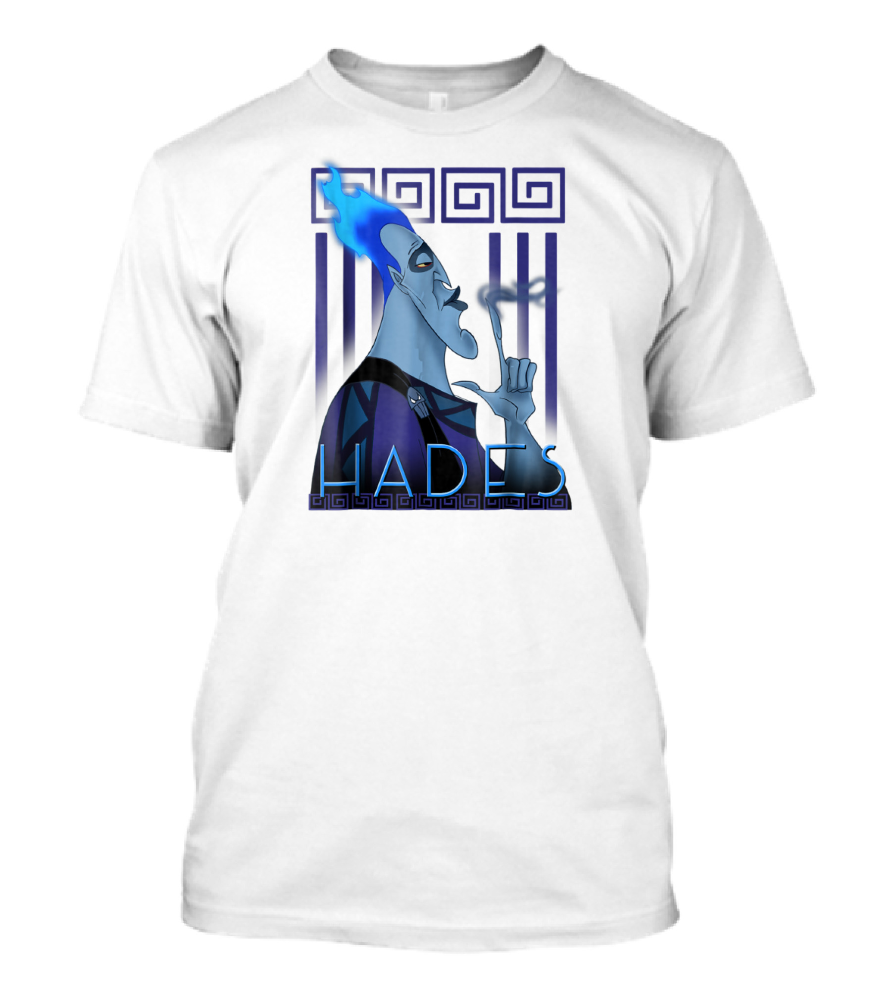 Disney Hercules Hades Geometric Greek T-Shirt