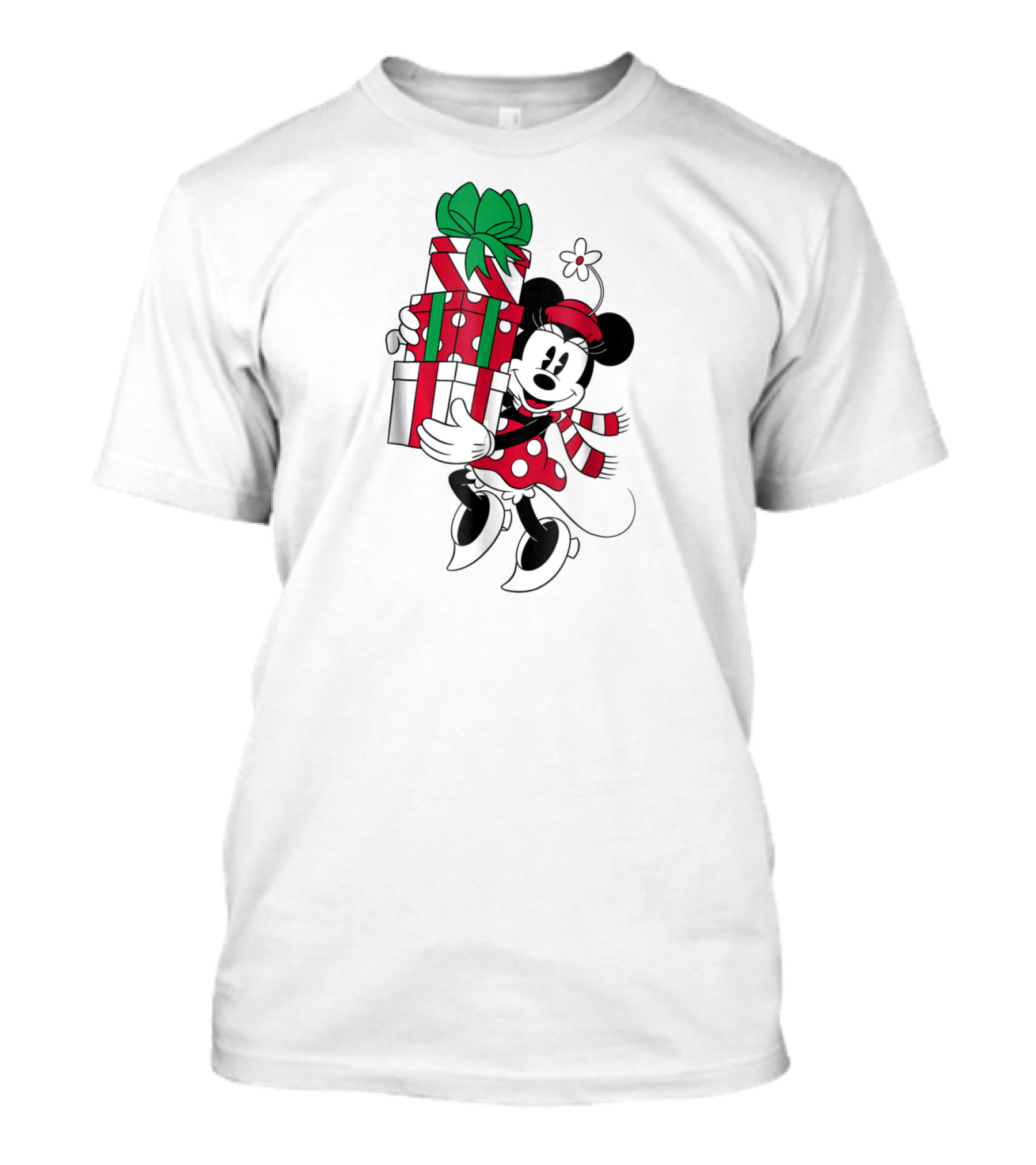 Disney Minnie Mouse Holiday Presents Christmas T-Shirt