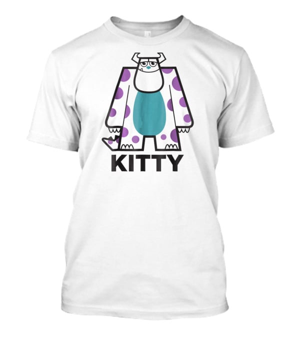 Monsters Inc. Sulley Kitty Block T-Shirt