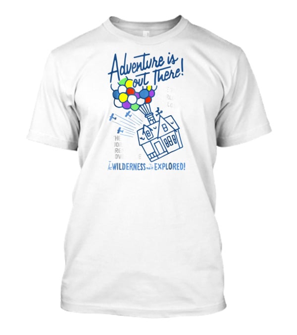 Adventure Is Out There Wilderness Must Be Explored Disney Pixar UP Vintage Craft T-Shirt