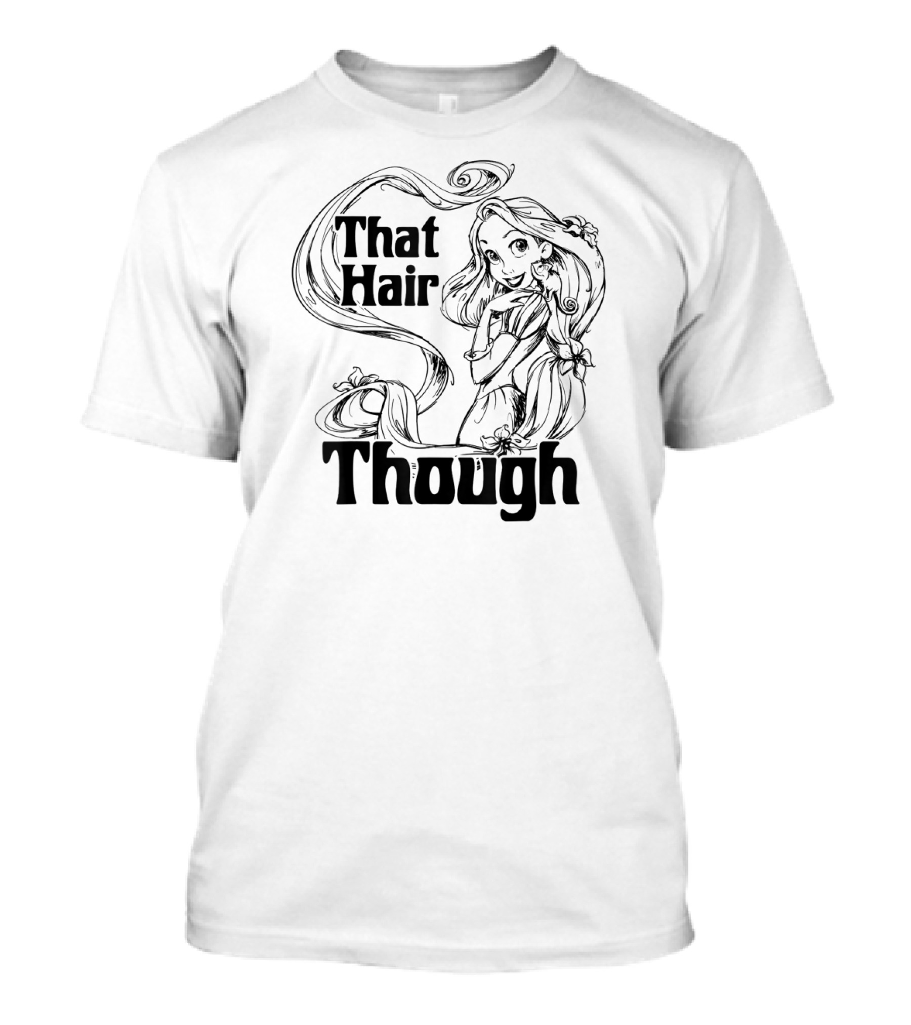 Disney Tangled Rapunzel That Hair Though Sketch T-Shirt