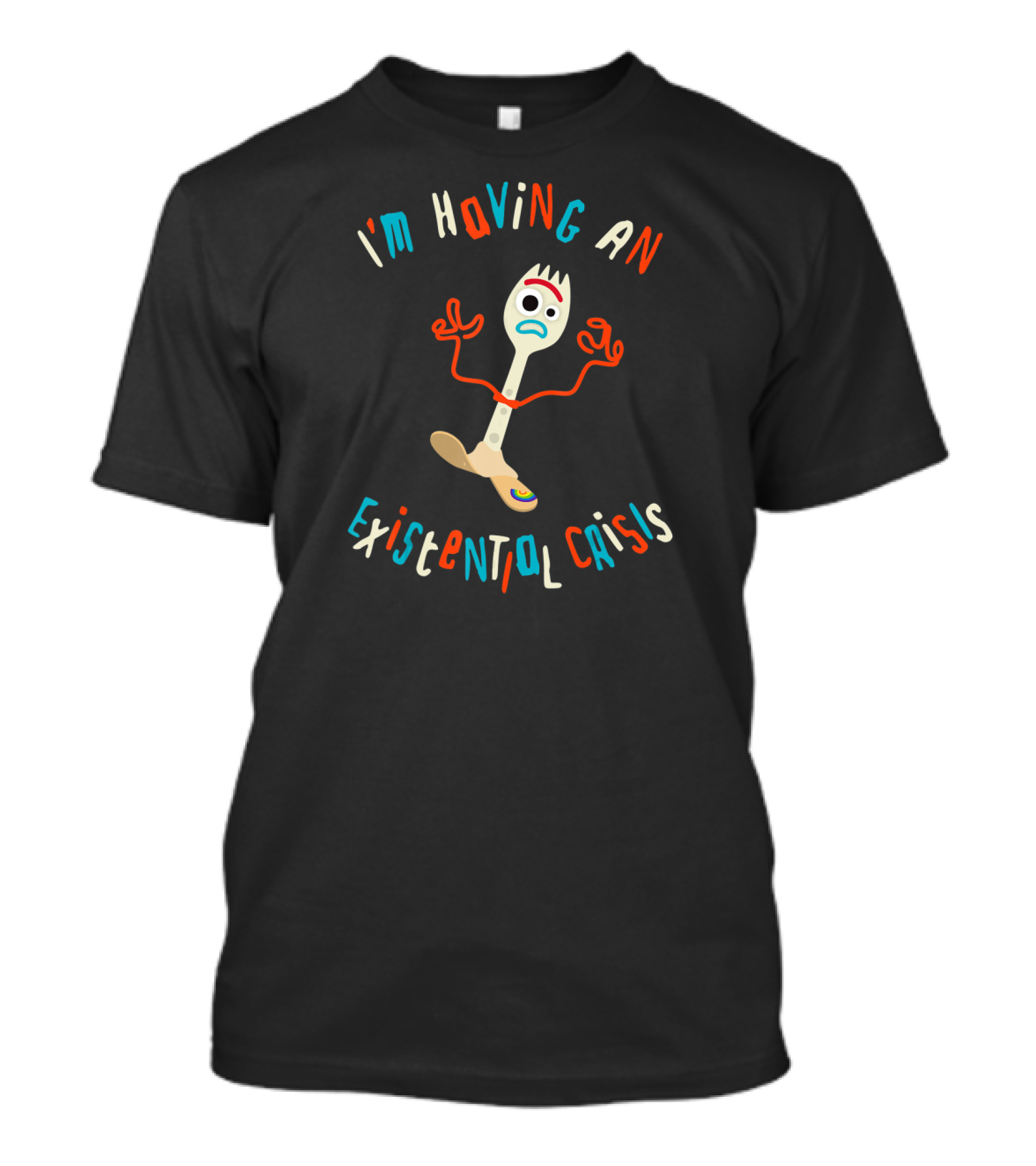 Disney Pixar Toy Story 4 Forky I'm Having An Existential Crisis T-Shirt