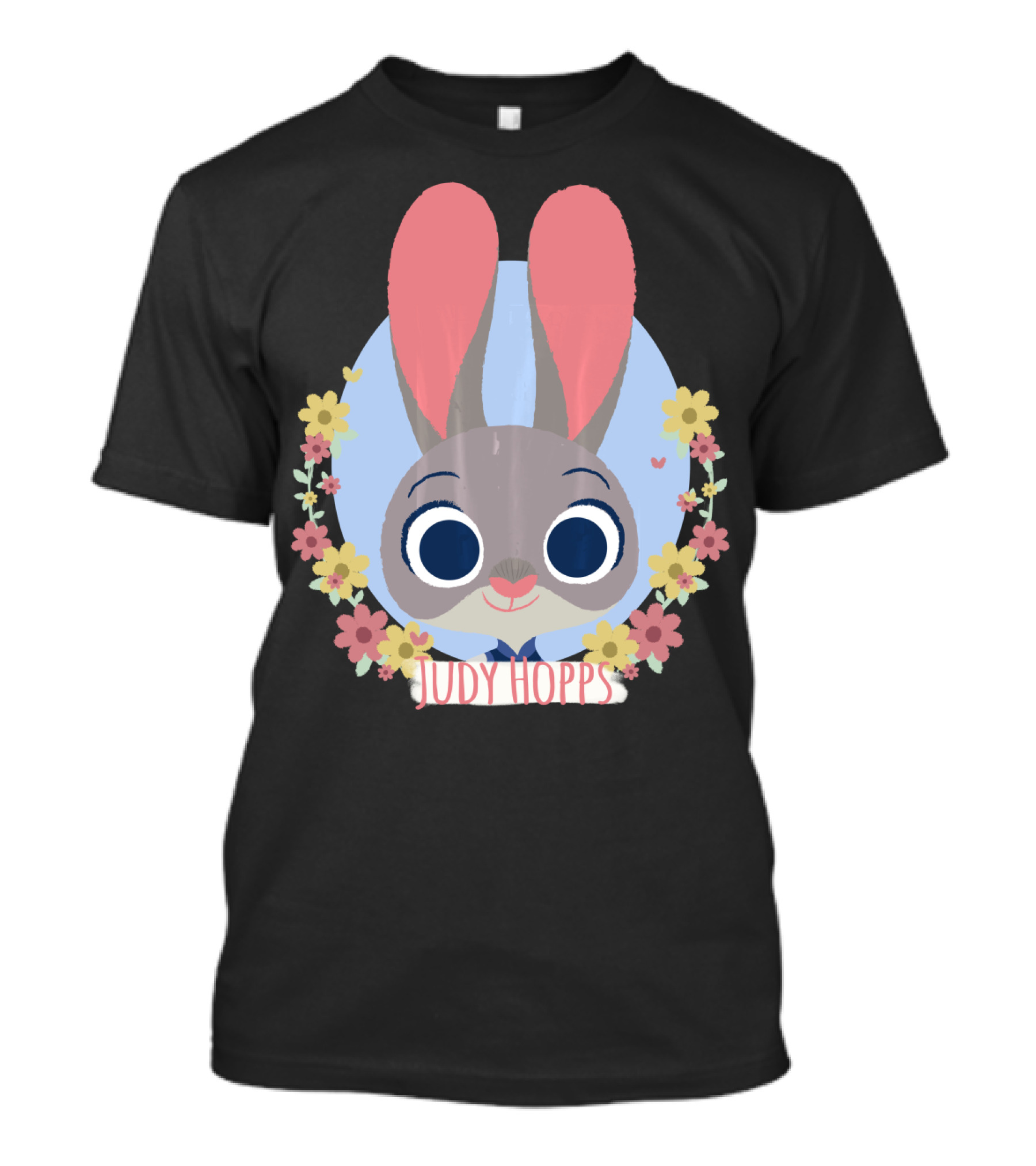 Zootopia Judy Hopps Floral Spring Wreath Disney T-Shirt