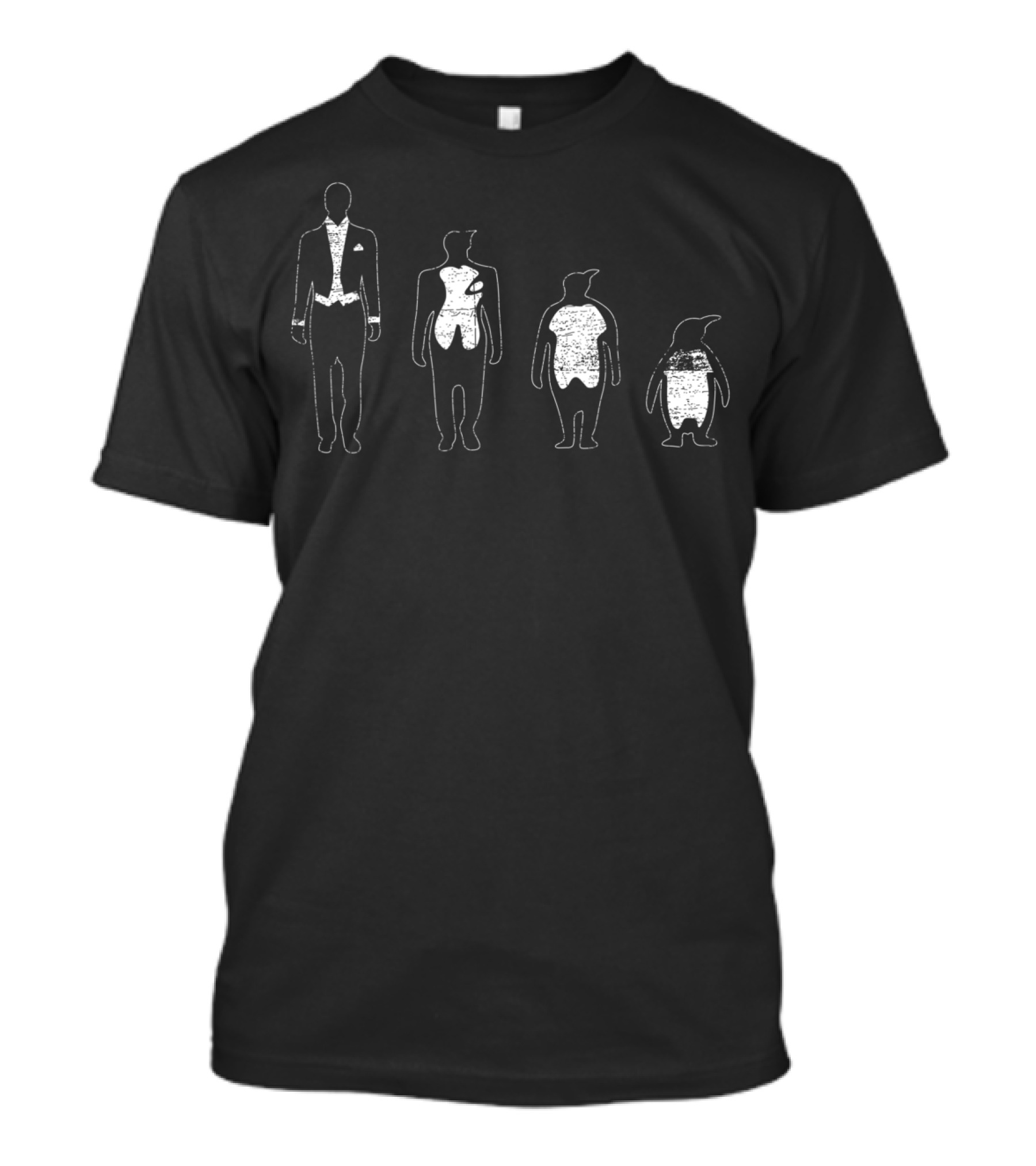 Evolution Penguin Tuxedo Sequence T-Shirt