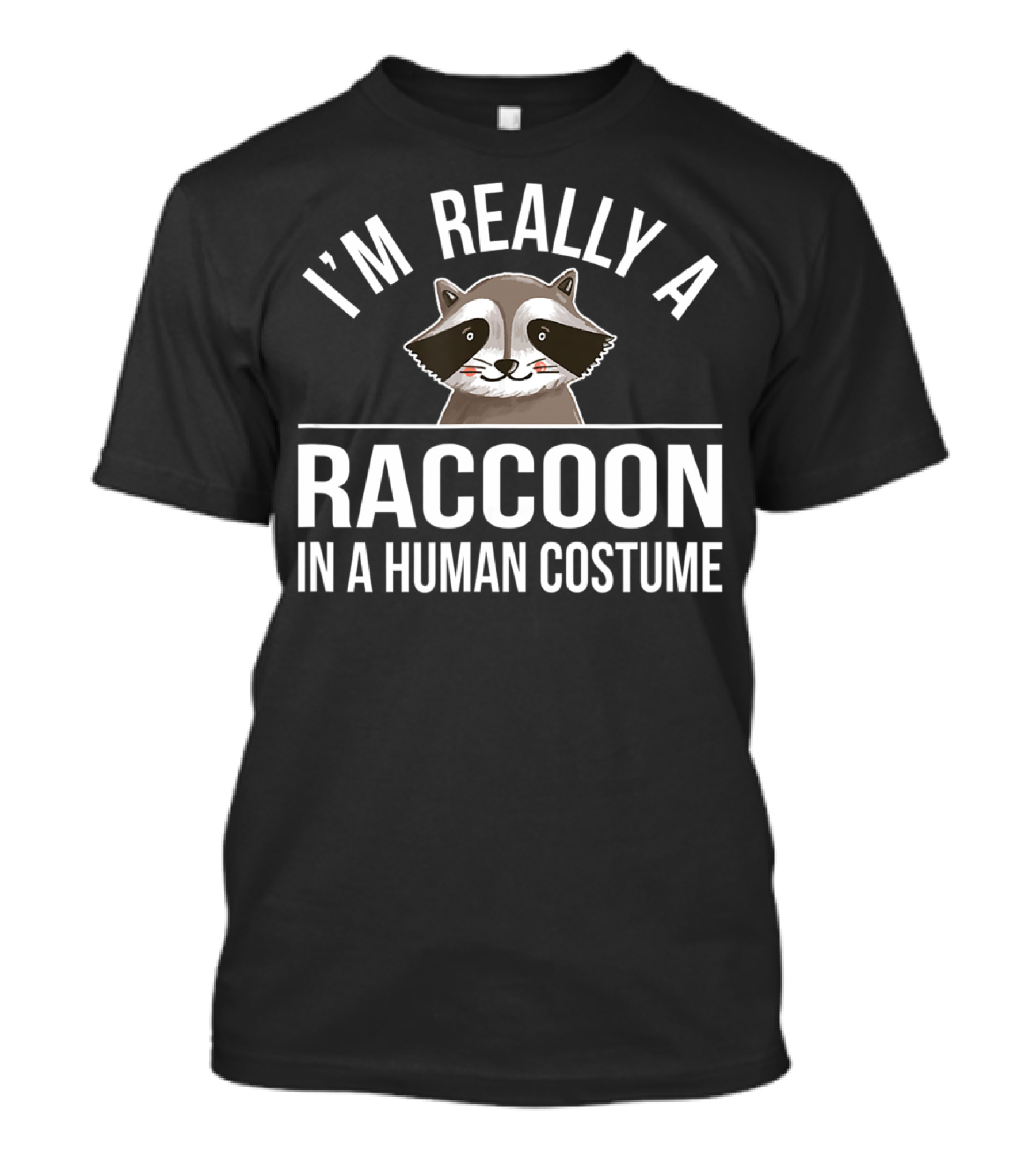 I'm Really A Raccoon In A Human Costume T-Shirt