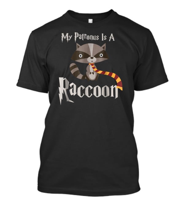 My Patronus Is A Raccoon Cute Wizard Raccoon Lovers T-Shirt
