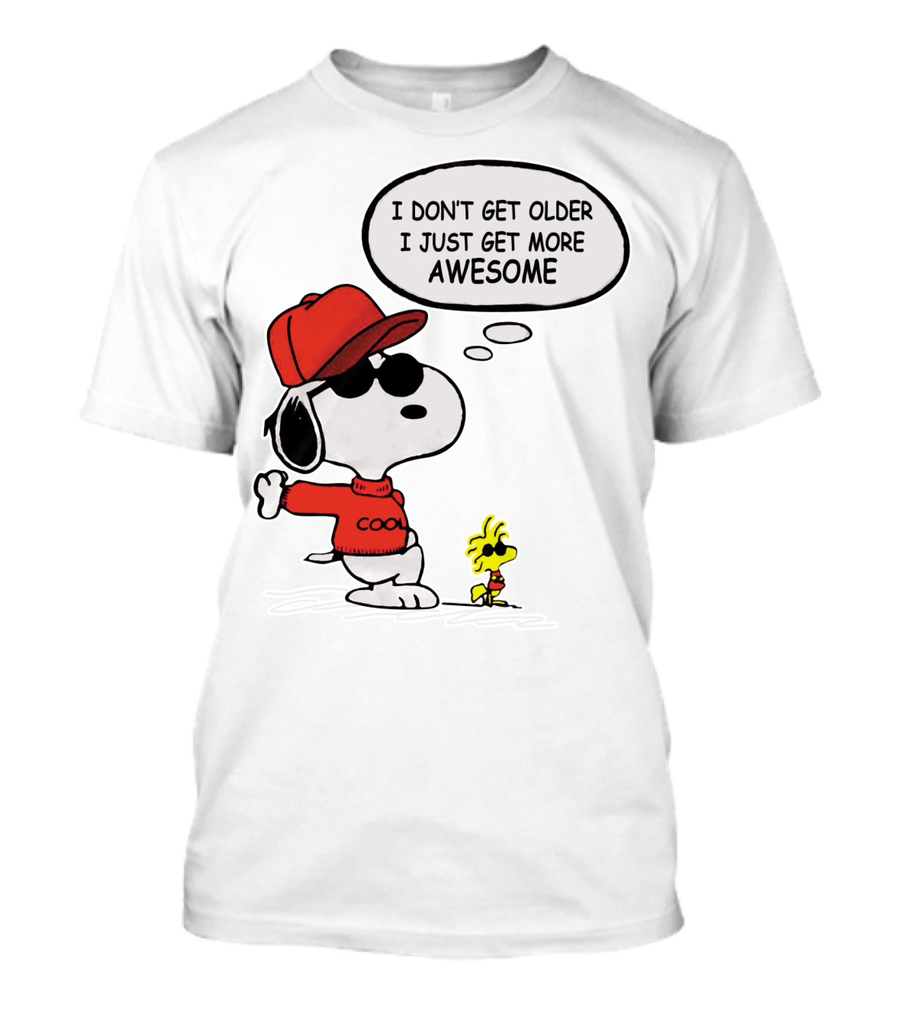 I Don't Get Older I Just Get More Awesome Cool Snoopy The Peanuts Movie T-Shirt