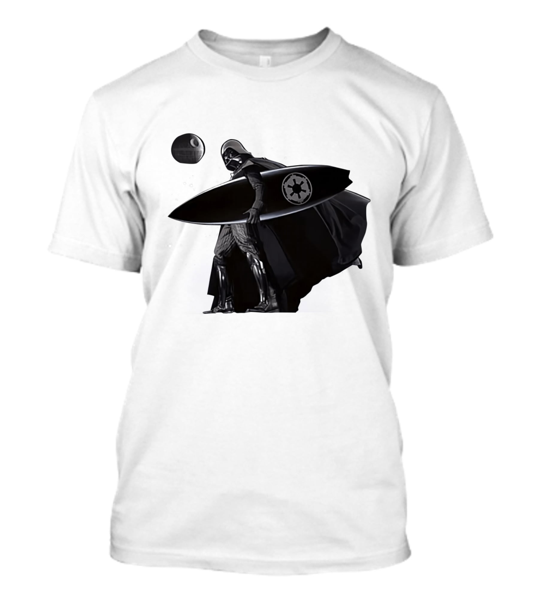 Darth Vader Surfing Dark Side Star Wars Imperial T-Shirt