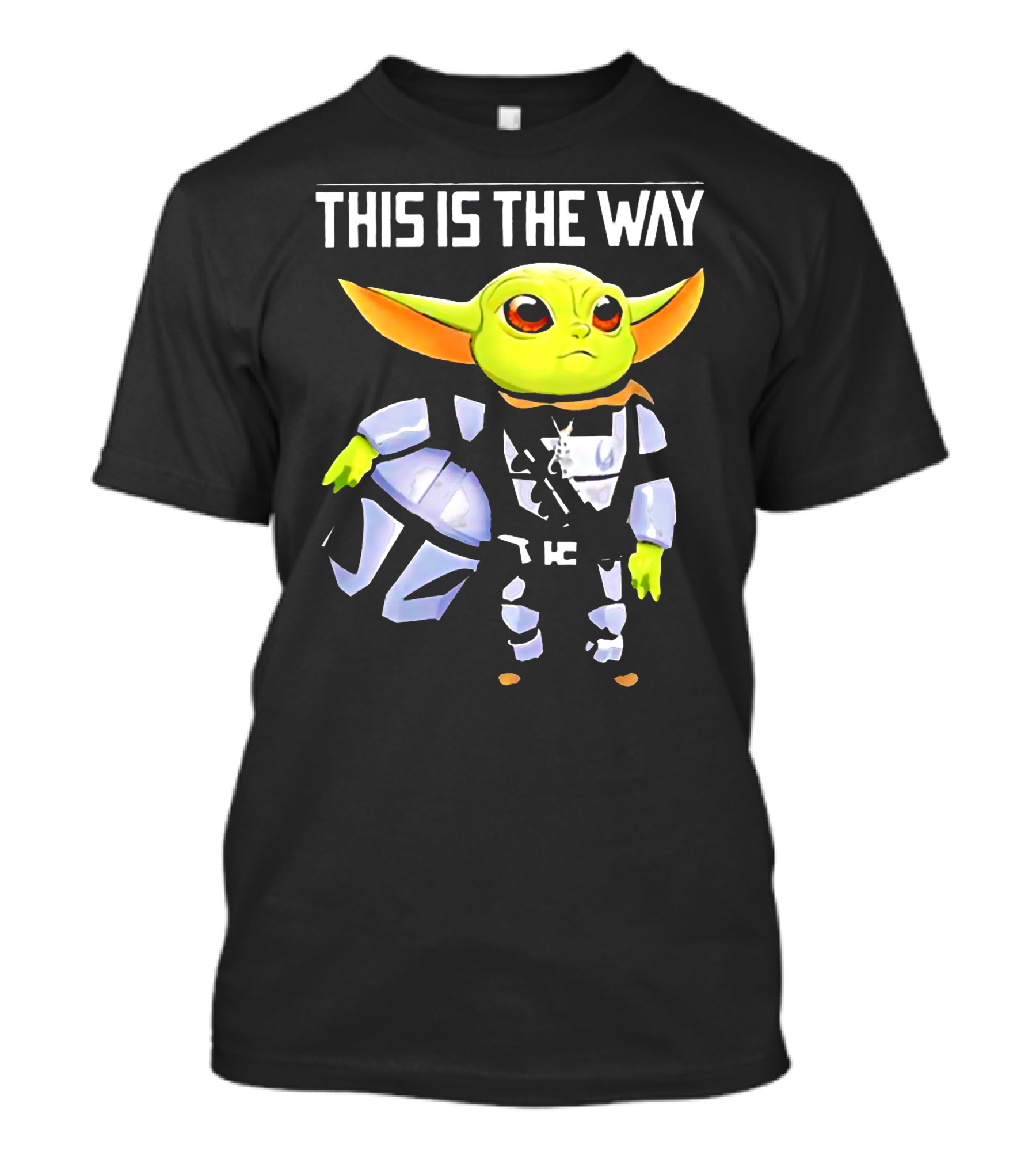 The Child Grogu This Is The Way Mandalorian Helmet Character T-Shirt
