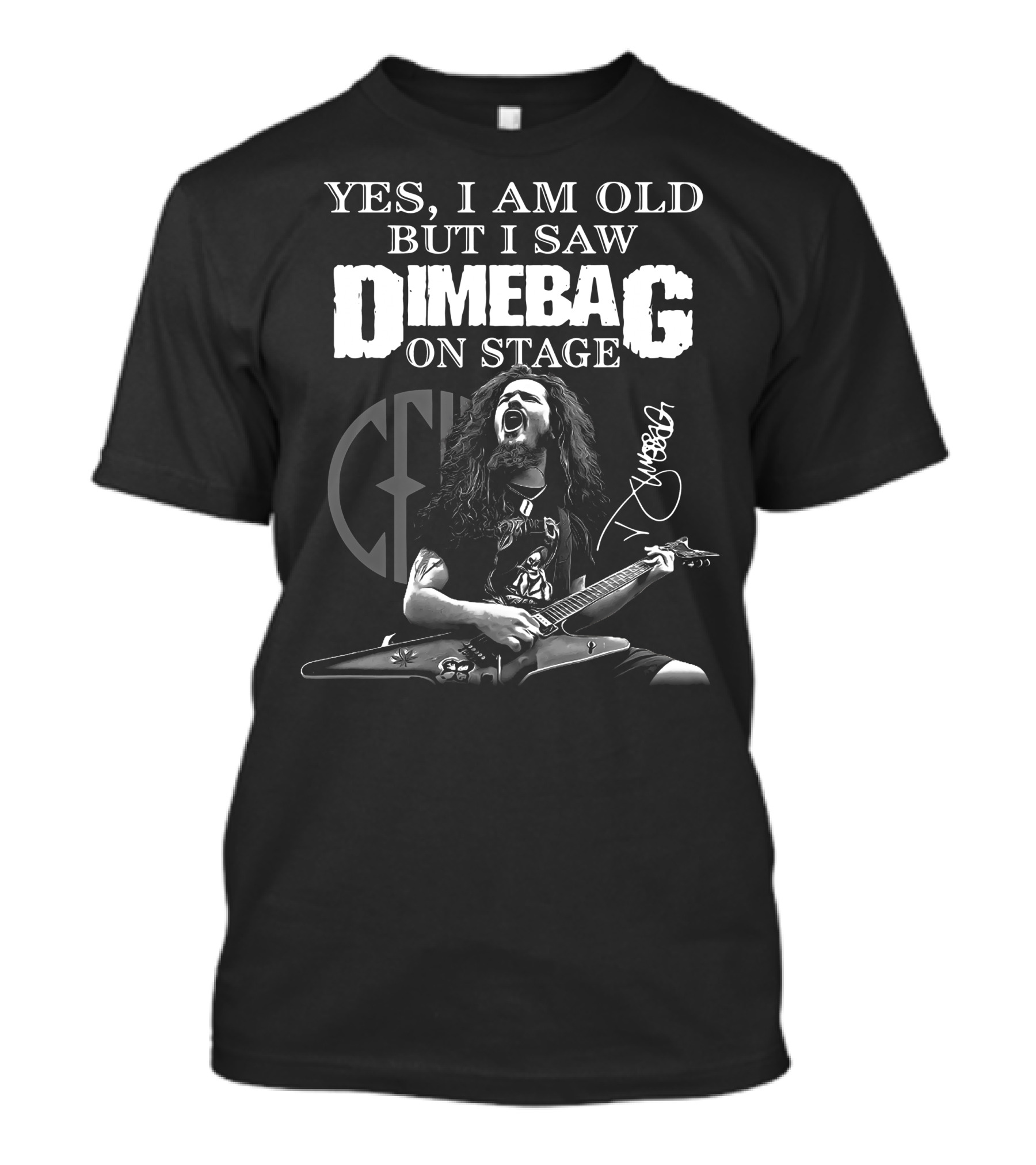 Yes I Am Old But I Saw Dimebag On Stage Guitar Legend Performance T-Shirt