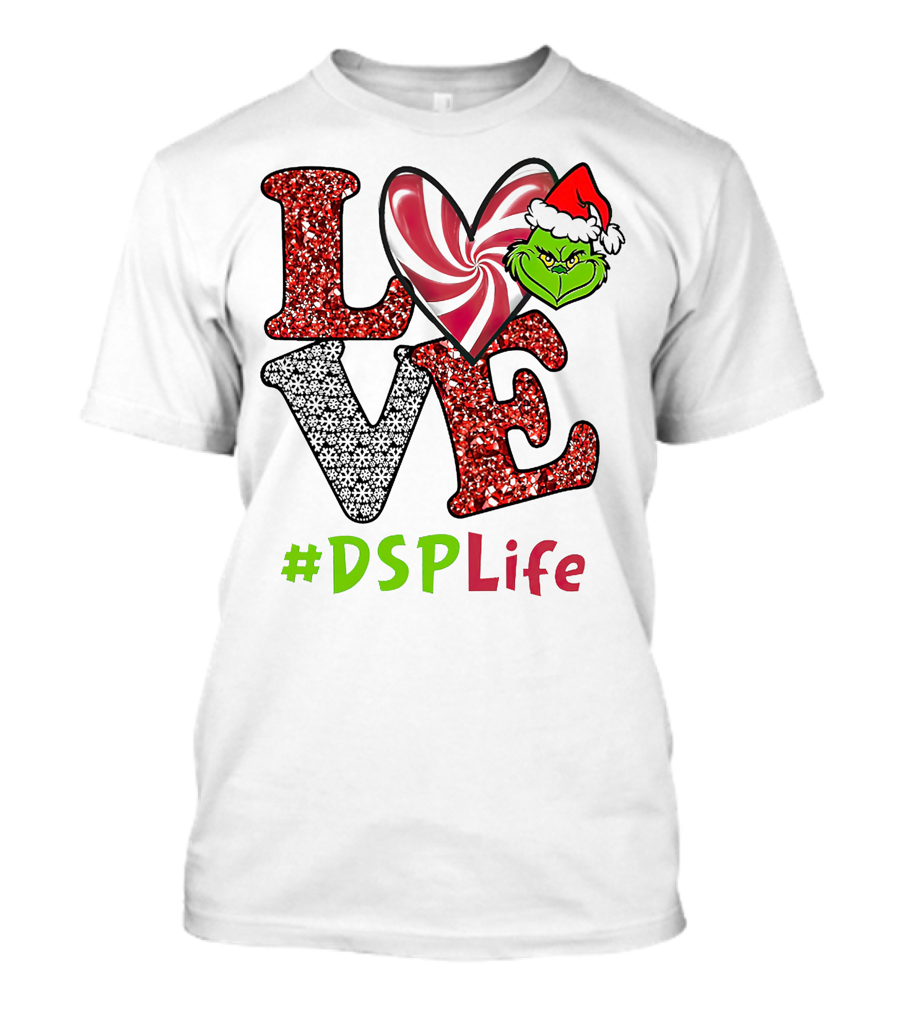 LOVE Grinch Heart #DSPLife T-Shirt