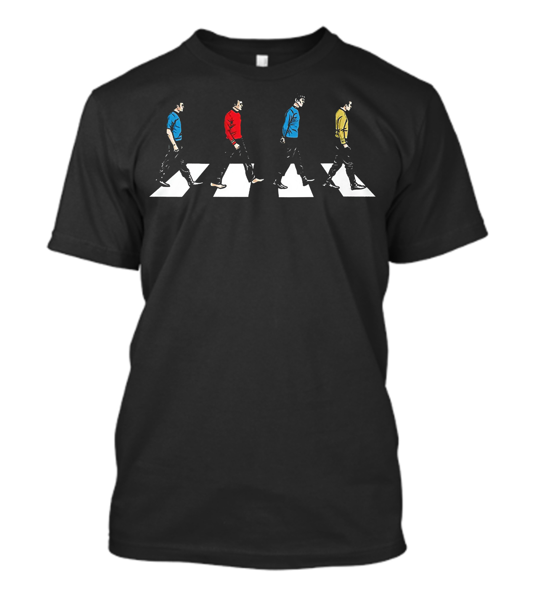 Star Trek Crew Members Cross Abbey Road T-Shirt