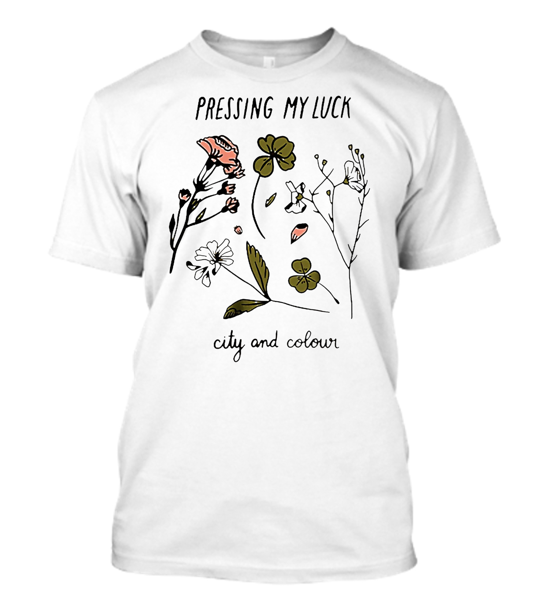 Pressing My Luck City And Colour Floral T-Shirt