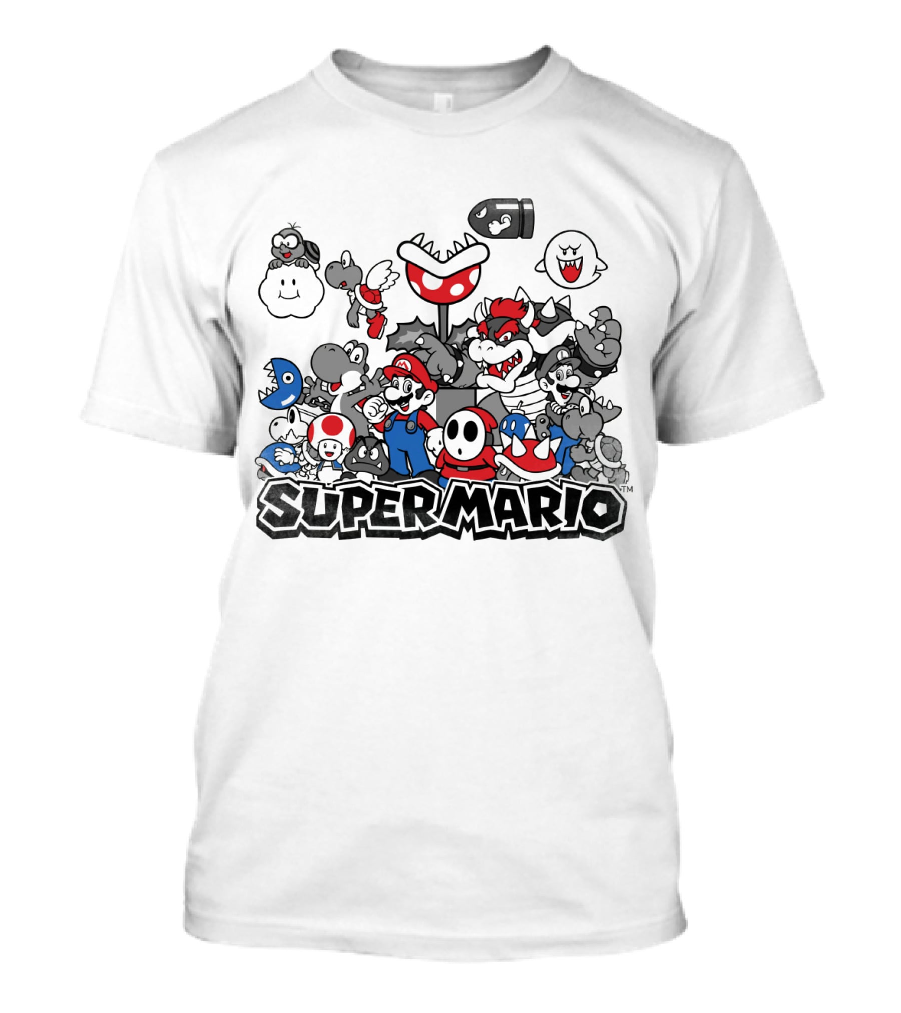 Super Mario Characters Compilation T-Shirt